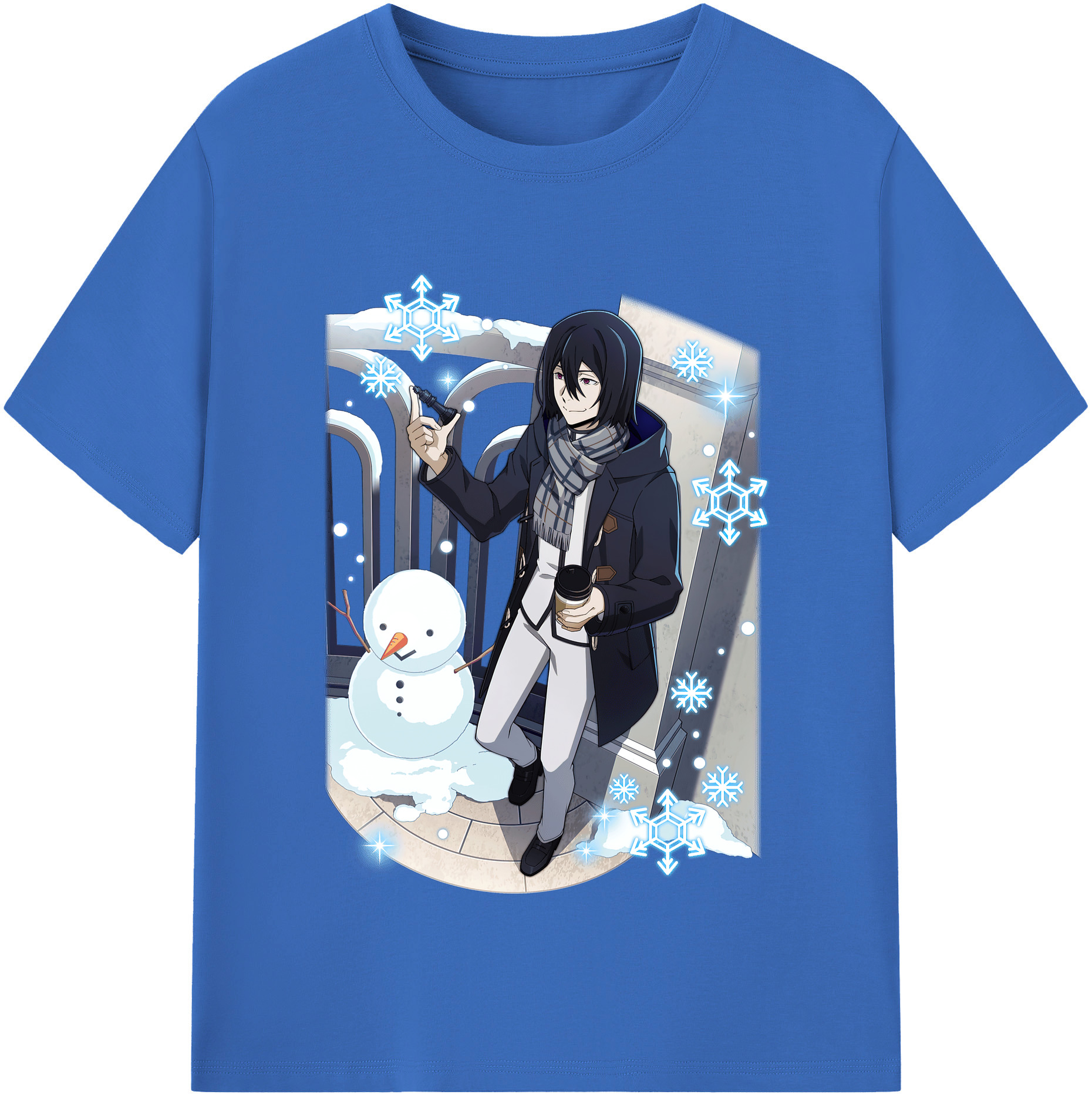 （画像用） 文豪ストレイドッグス Bungo Stray Dogs 綿100％半袖Tシャツ（フロントプリント）