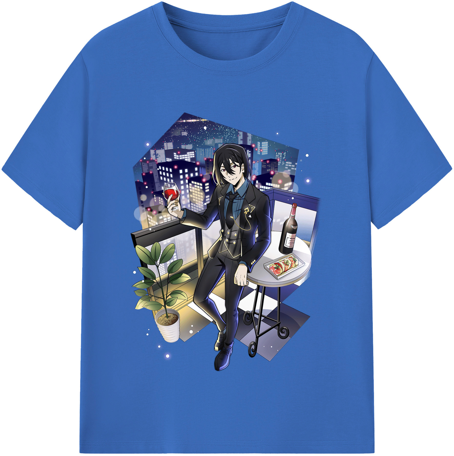 （画像用） 文豪ストレイドッグス Bungo Stray Dogs 綿100％半袖Tシャツ（フロントプリント）