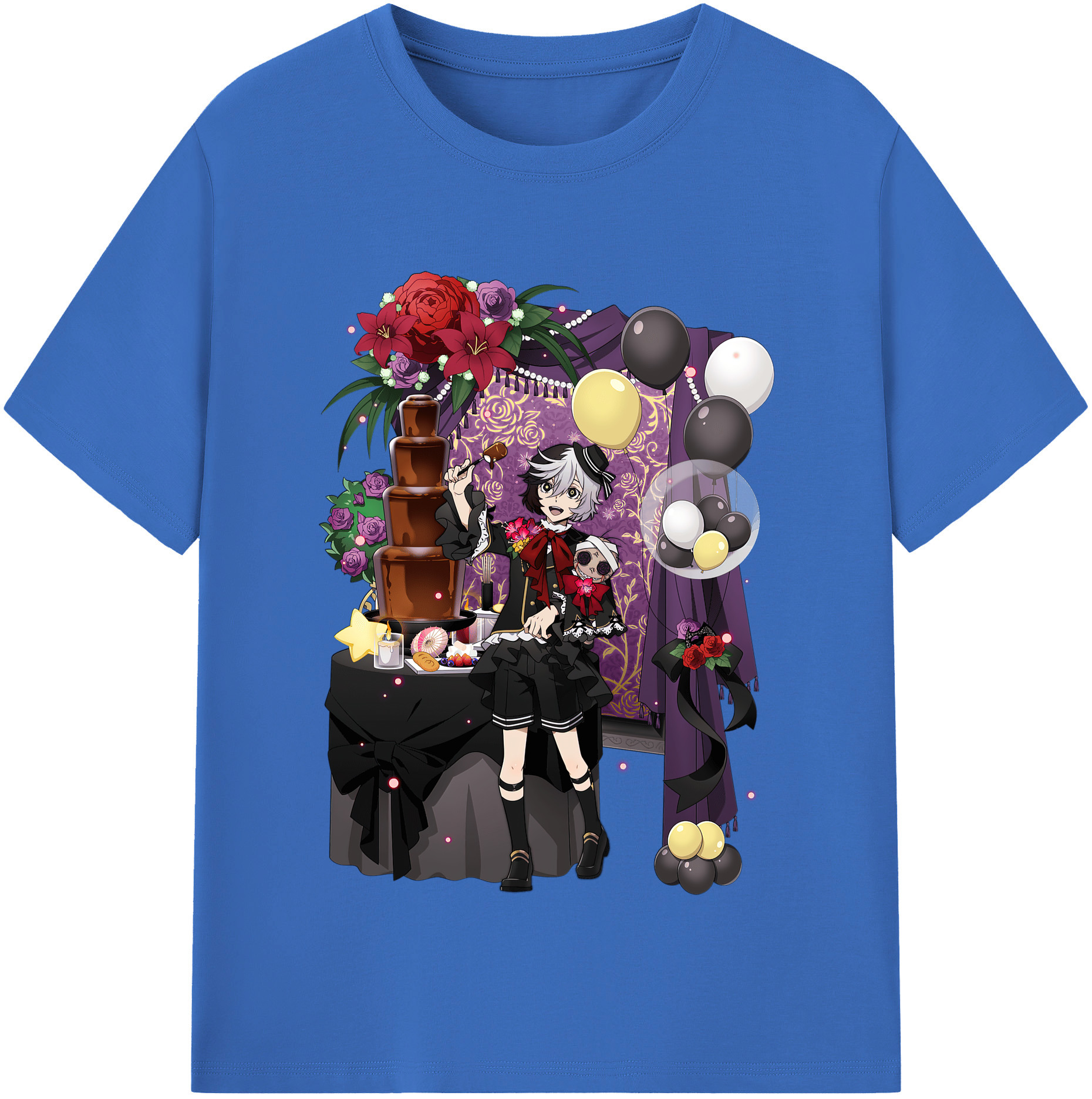 （画像用） 文豪ストレイドッグス Bungo Stray Dogs 綿100％半袖Tシャツ（フロントプリント）