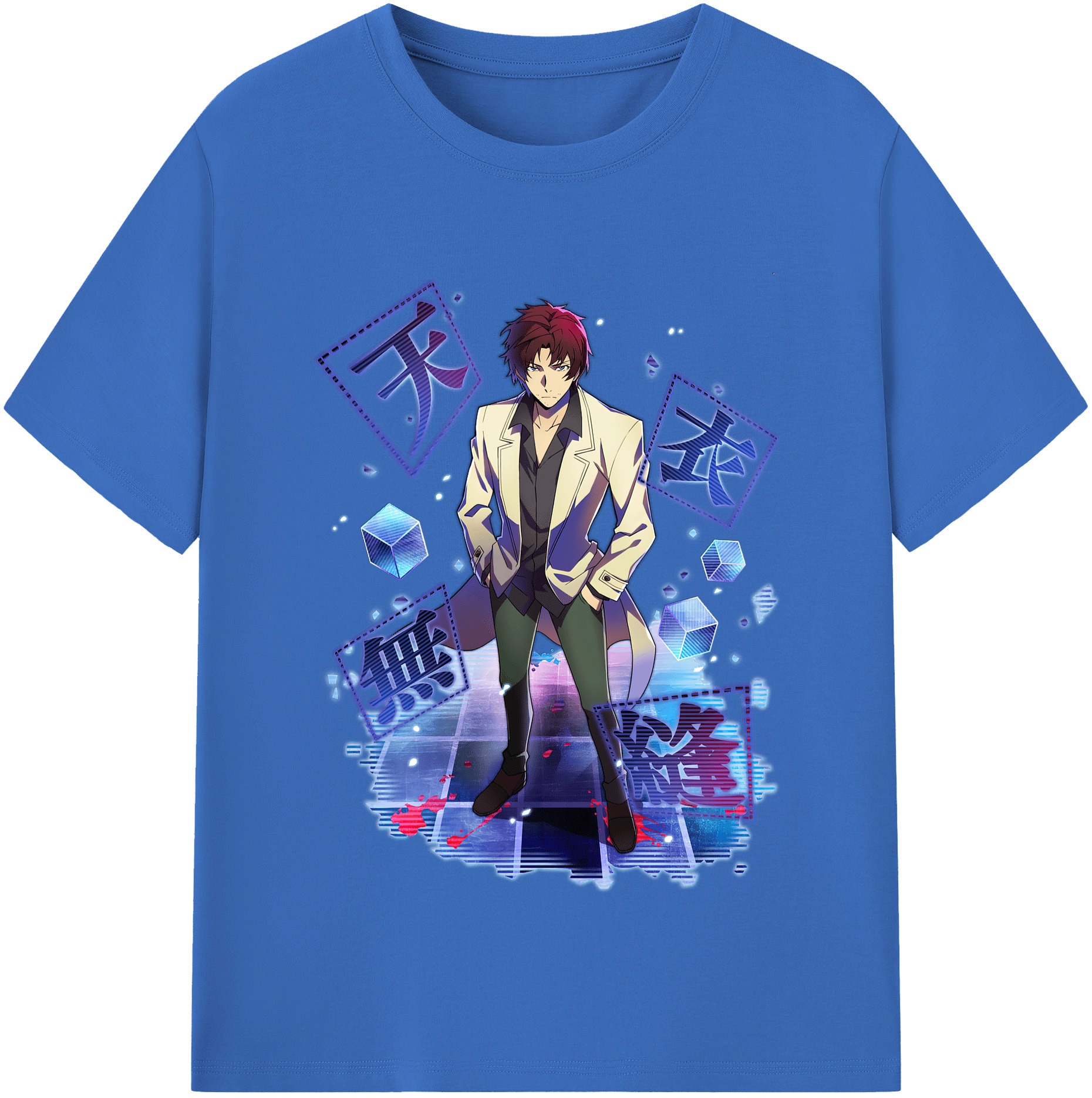 （画像用） 文豪ストレイドッグス Bungo Stray Dogs 綿100％半袖Tシャツ（フロントプリント）