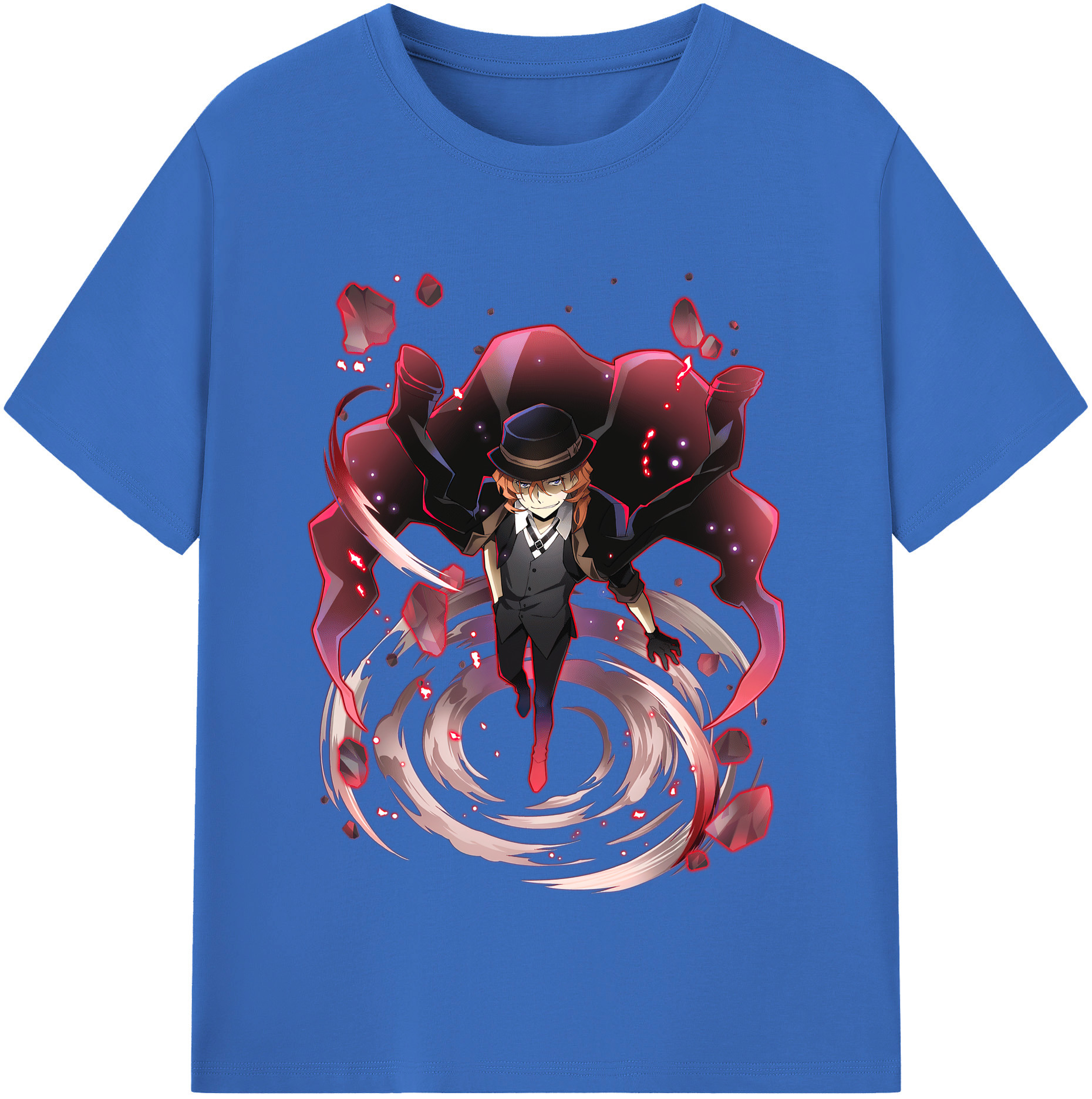 （画像用） 文豪ストレイドッグス Bungo Stray Dogs 綿100％半袖Tシャツ（フロントプリント）
