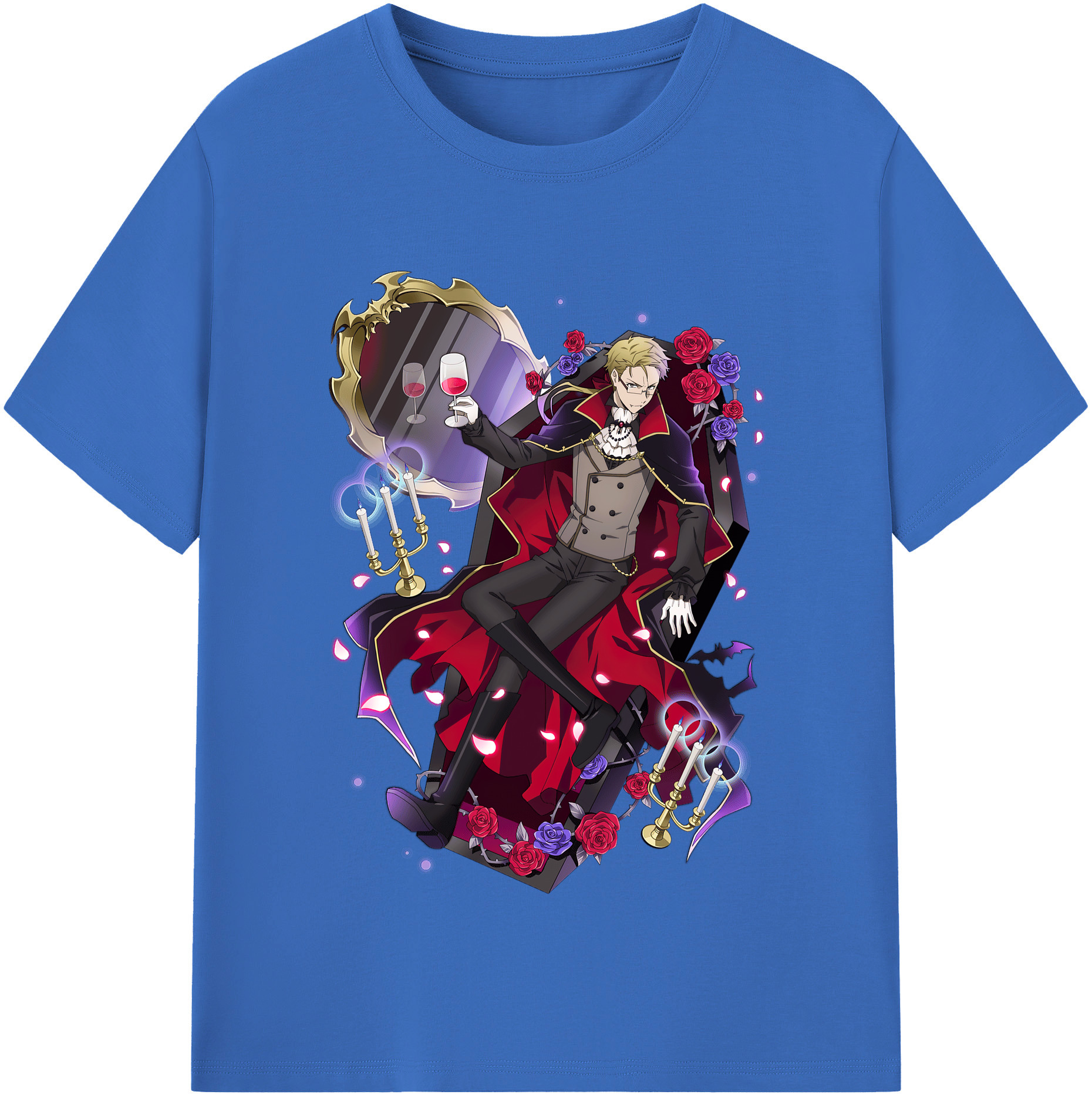 （画像用） 文豪ストレイドッグス Bungo Stray Dogs 綿100％半袖Tシャツ（フロントプリント）