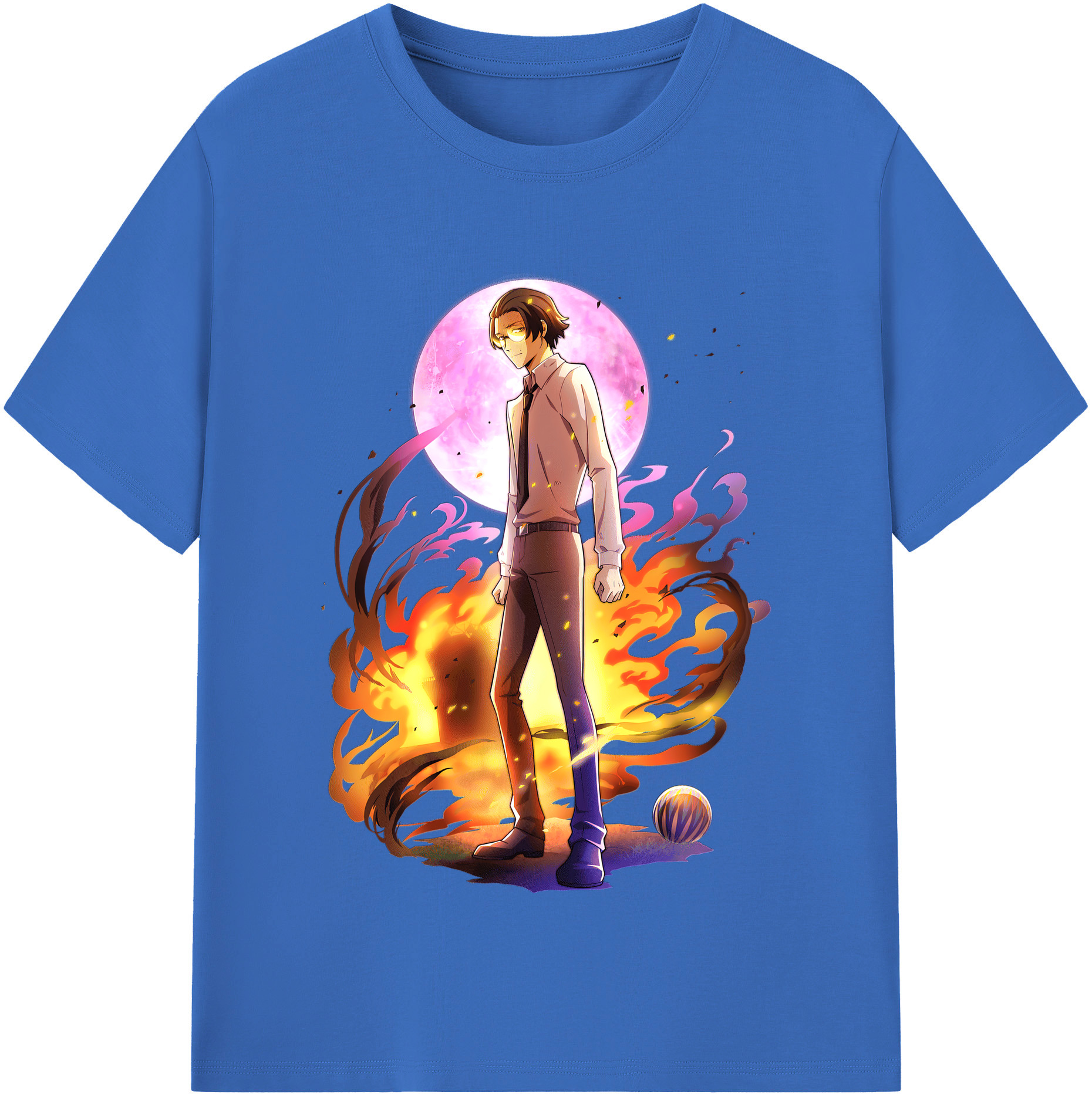 （画像用） 文豪ストレイドッグス Bungo Stray Dogs 綿100％半袖Tシャツ（フロントプリント）