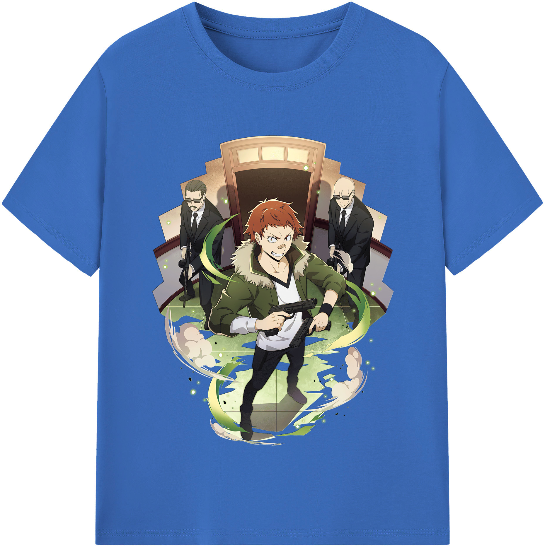 （画像用） 文豪ストレイドッグス Bungo Stray Dogs 綿100％半袖Tシャツ（フロントプリント）