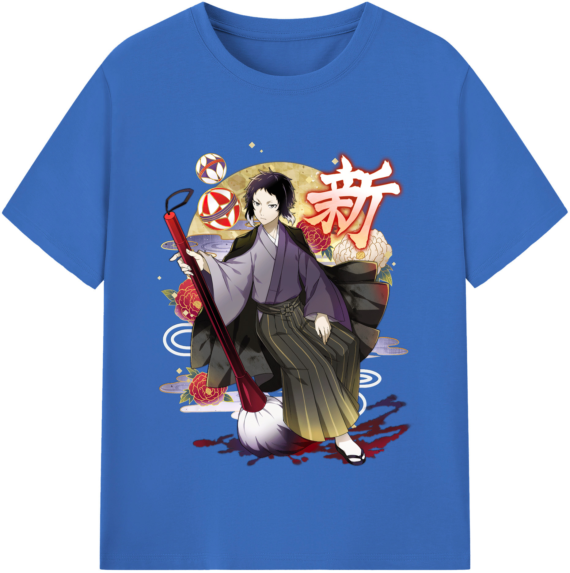 （画像用） 文豪ストレイドッグス Bungo Stray Dogs 綿100％半袖Tシャツ（フロントプリント）