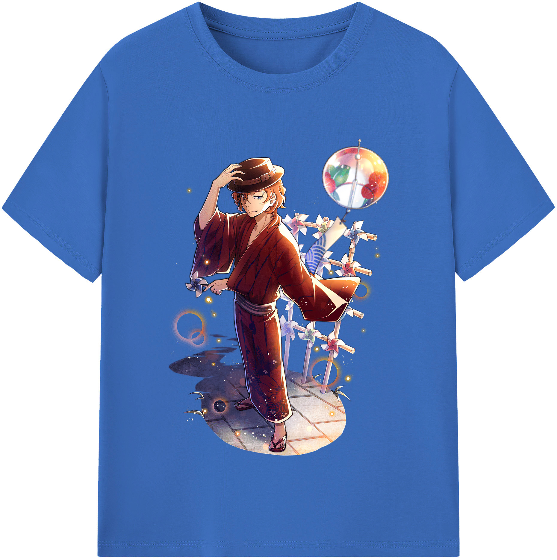 （画像用） 文豪ストレイドッグス Bungo Stray Dogs 綿100％半袖Tシャツ（フロントプリント）