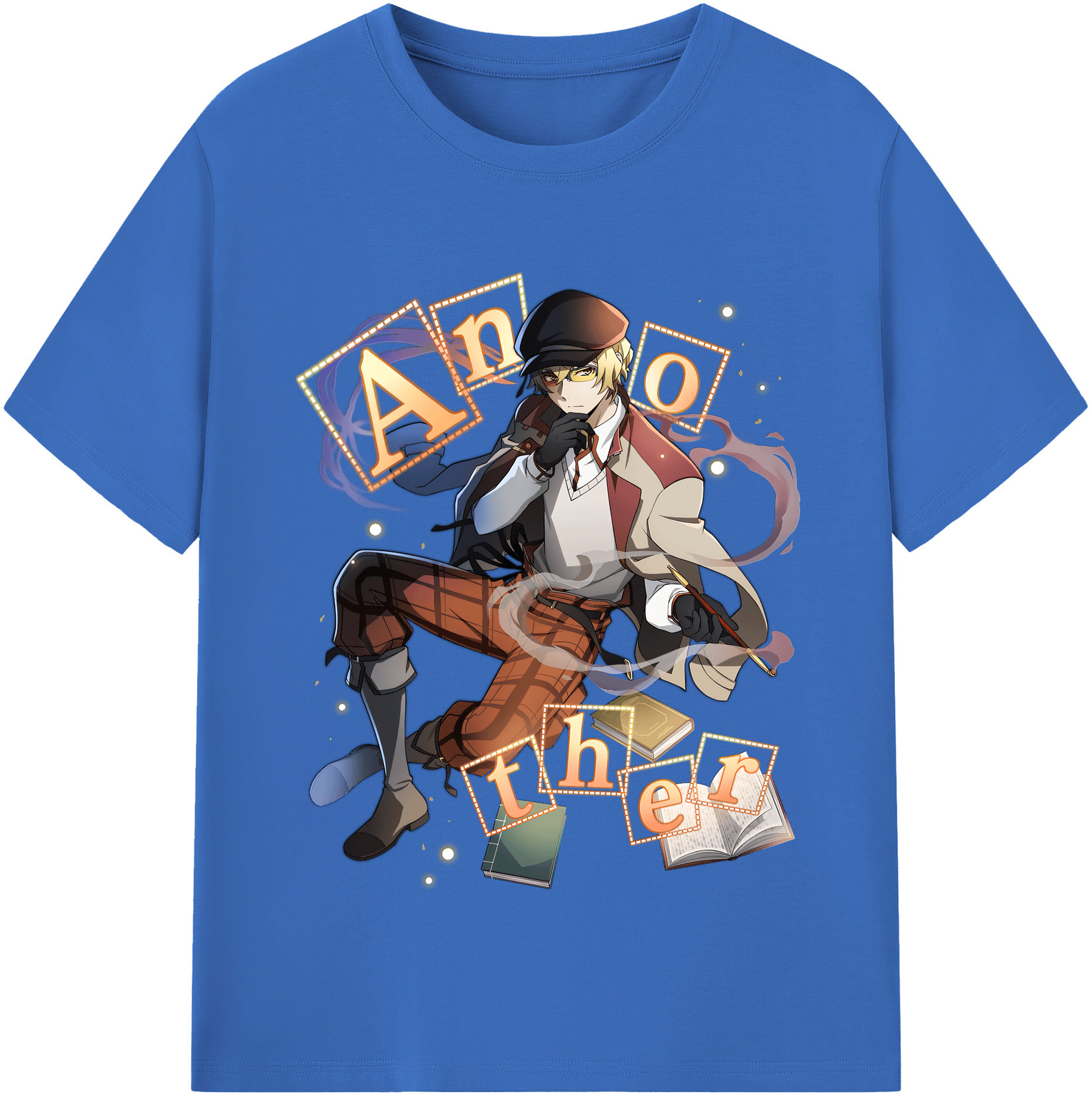 （画像用） 文豪ストレイドッグス Bungo Stray Dogs 綿100％半袖Tシャツ（フロントプリント）