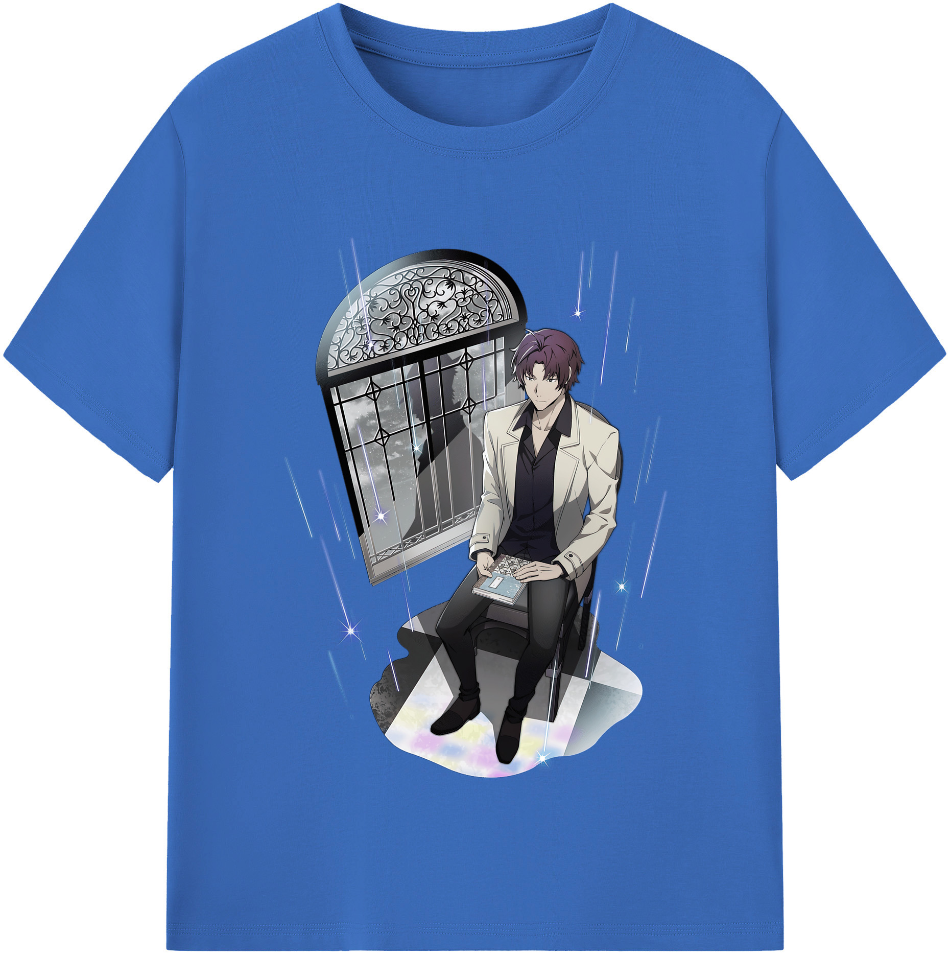 （画像用） 文豪ストレイドッグス Bungo Stray Dogs 綿100％半袖Tシャツ（フロントプリント）