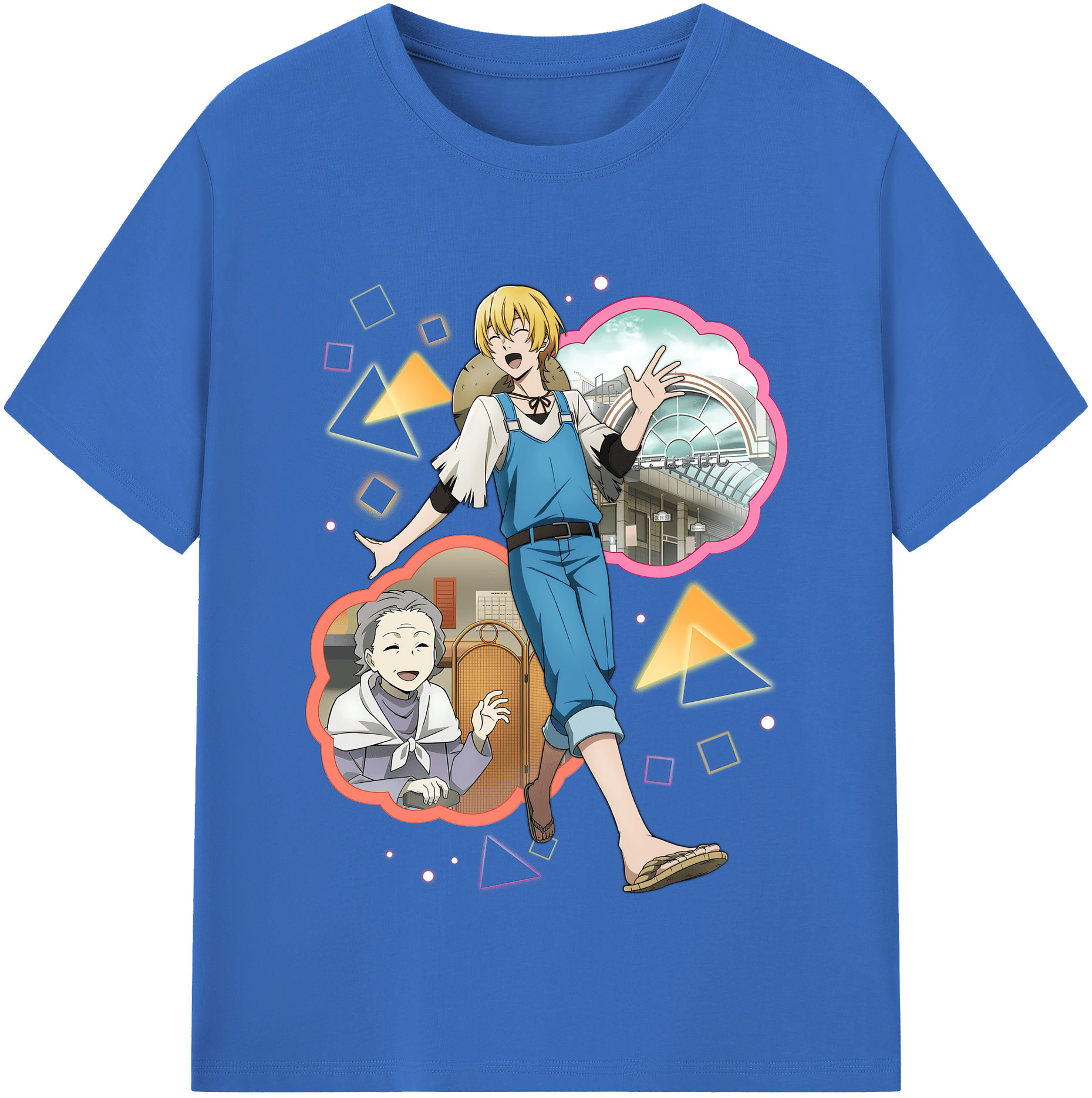 （画像用） 文豪ストレイドッグス Bungo Stray Dogs 綿100％半袖Tシャツ（フロントプリント）