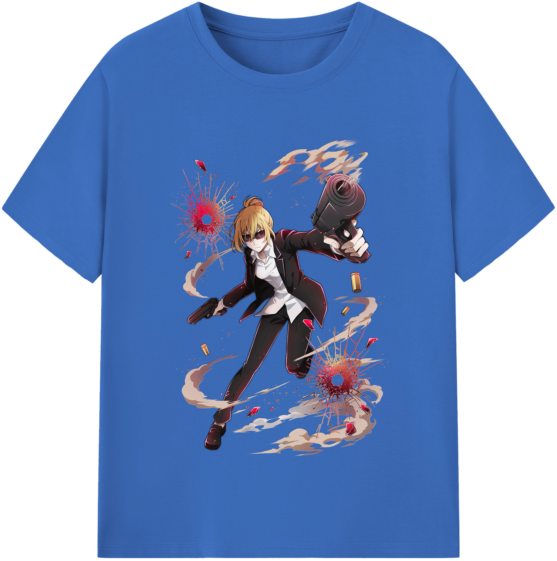 （画像用） 文豪ストレイドッグス Bungo Stray Dogs 綿100％半袖Tシャツ（フロントプリント）