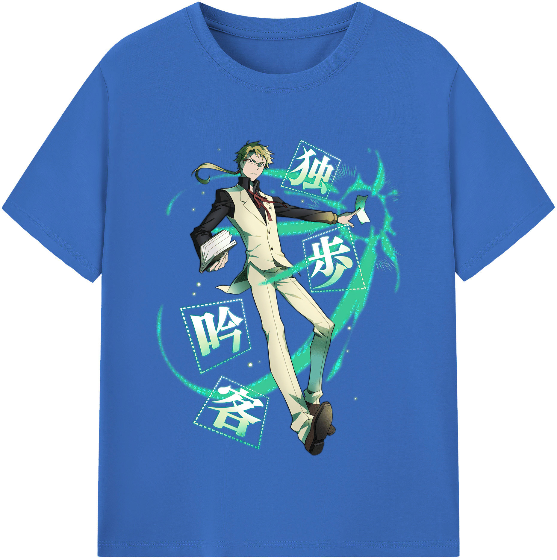 （画像用） 文豪ストレイドッグス Bungo Stray Dogs 綿100％半袖Tシャツ（フロントプリント）