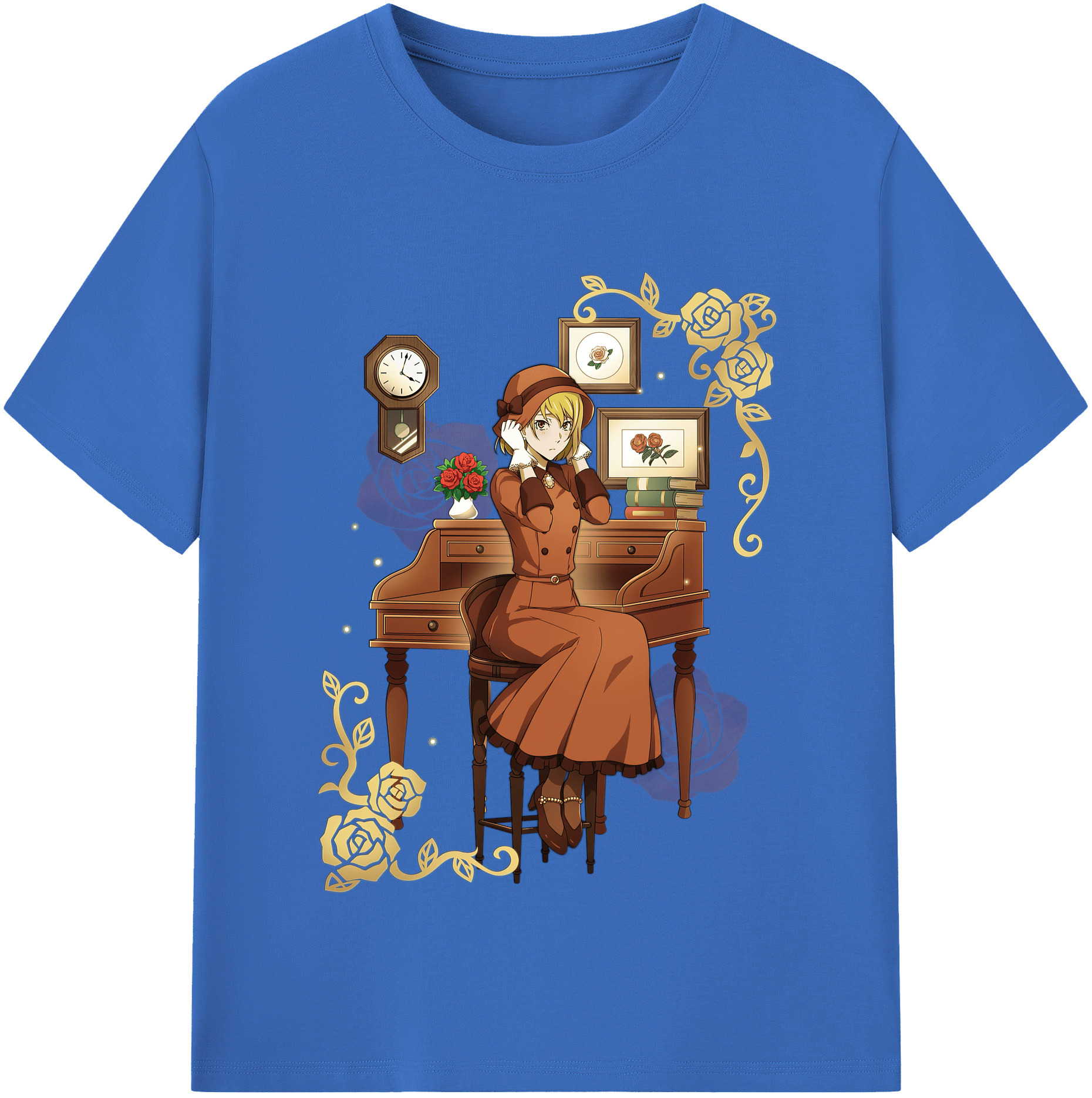 （画像用） 文豪ストレイドッグス Bungo Stray Dogs 綿100％半袖Tシャツ（フロントプリント）