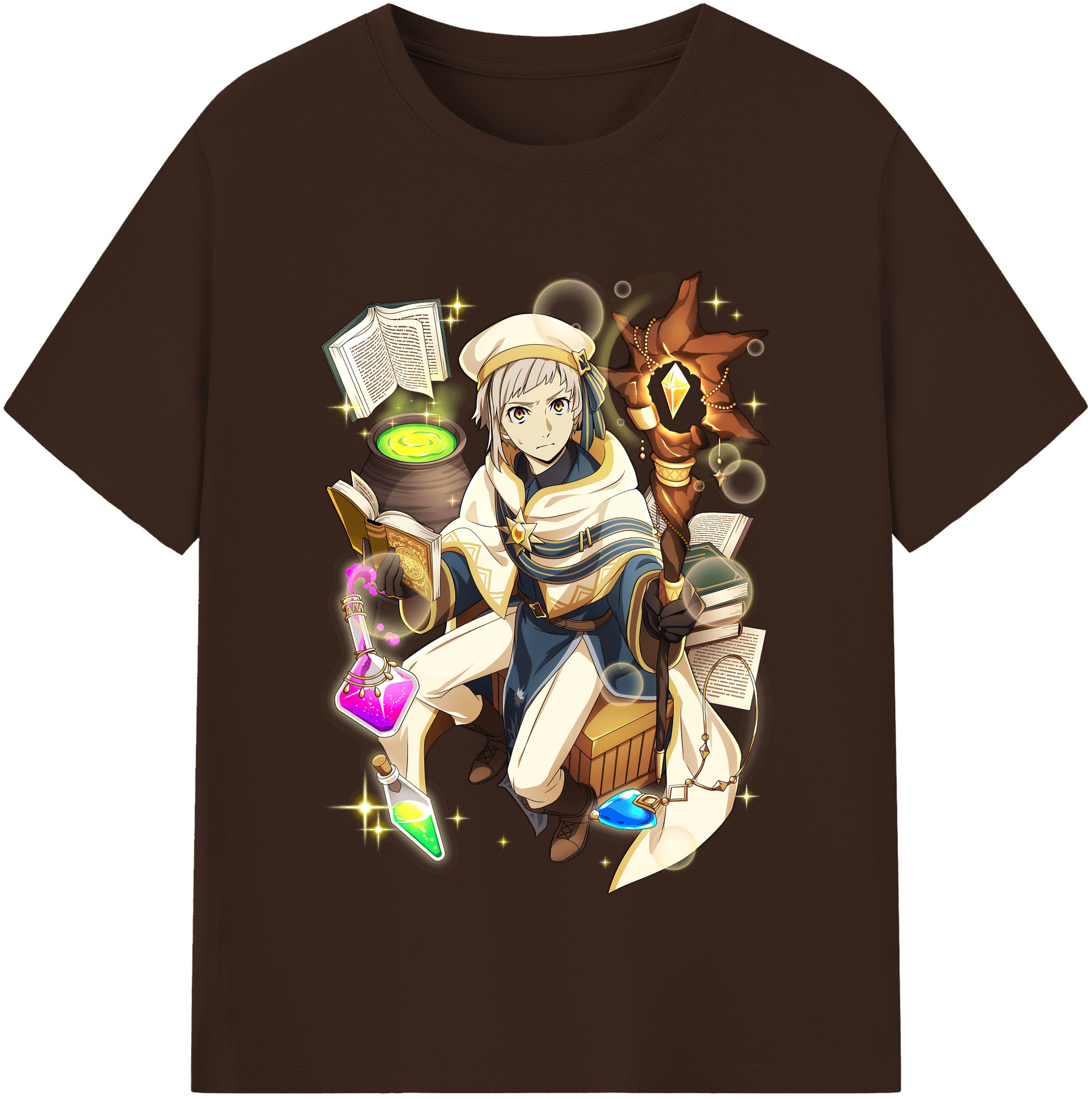 （画像用） 文豪ストレイドッグス Bungo Stray Dogs 綿100％半袖Tシャツ（フロントプリント）