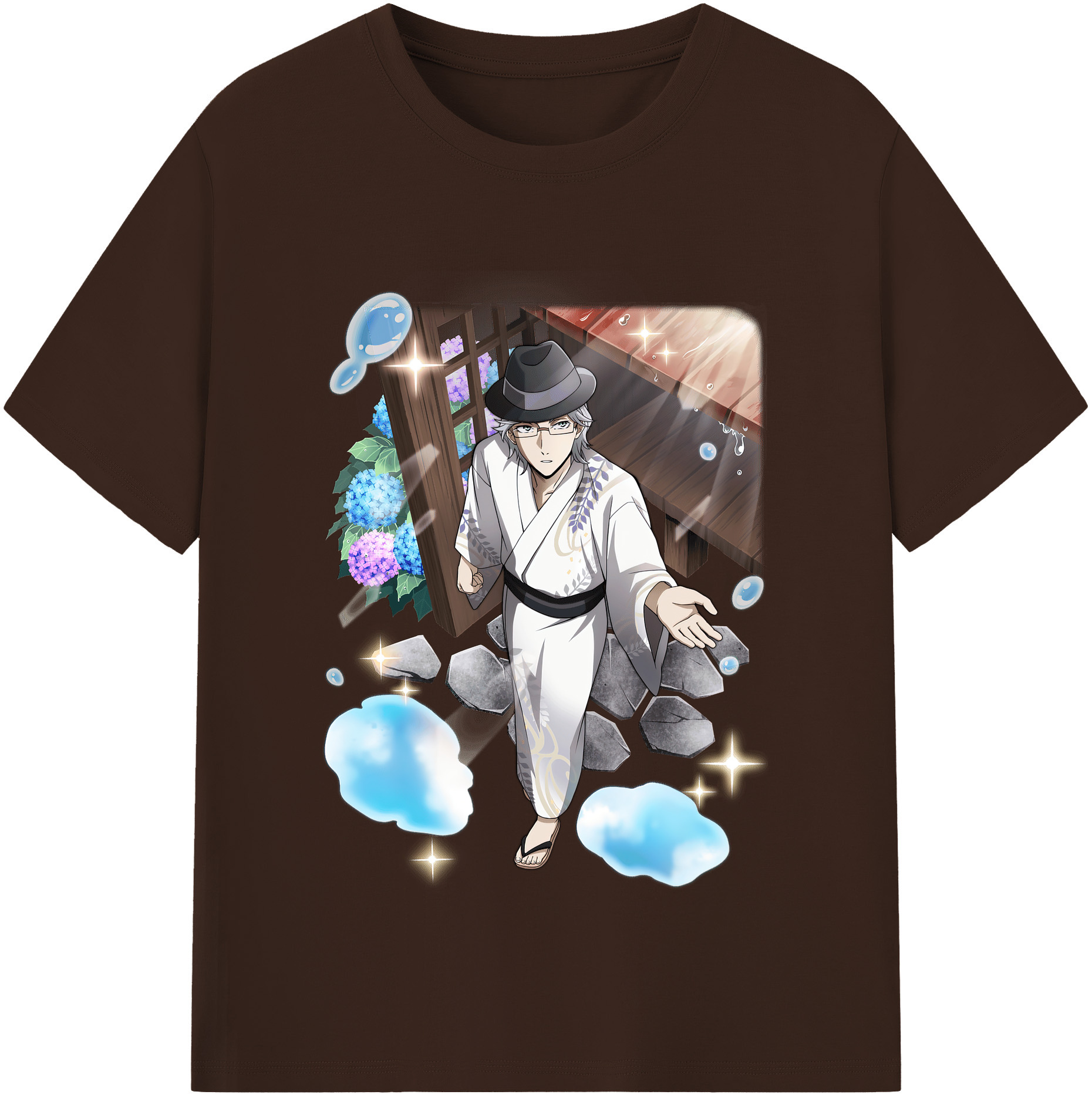 （画像用） 文豪ストレイドッグス Bungo Stray Dogs 綿100％半袖Tシャツ（フロントプリント）