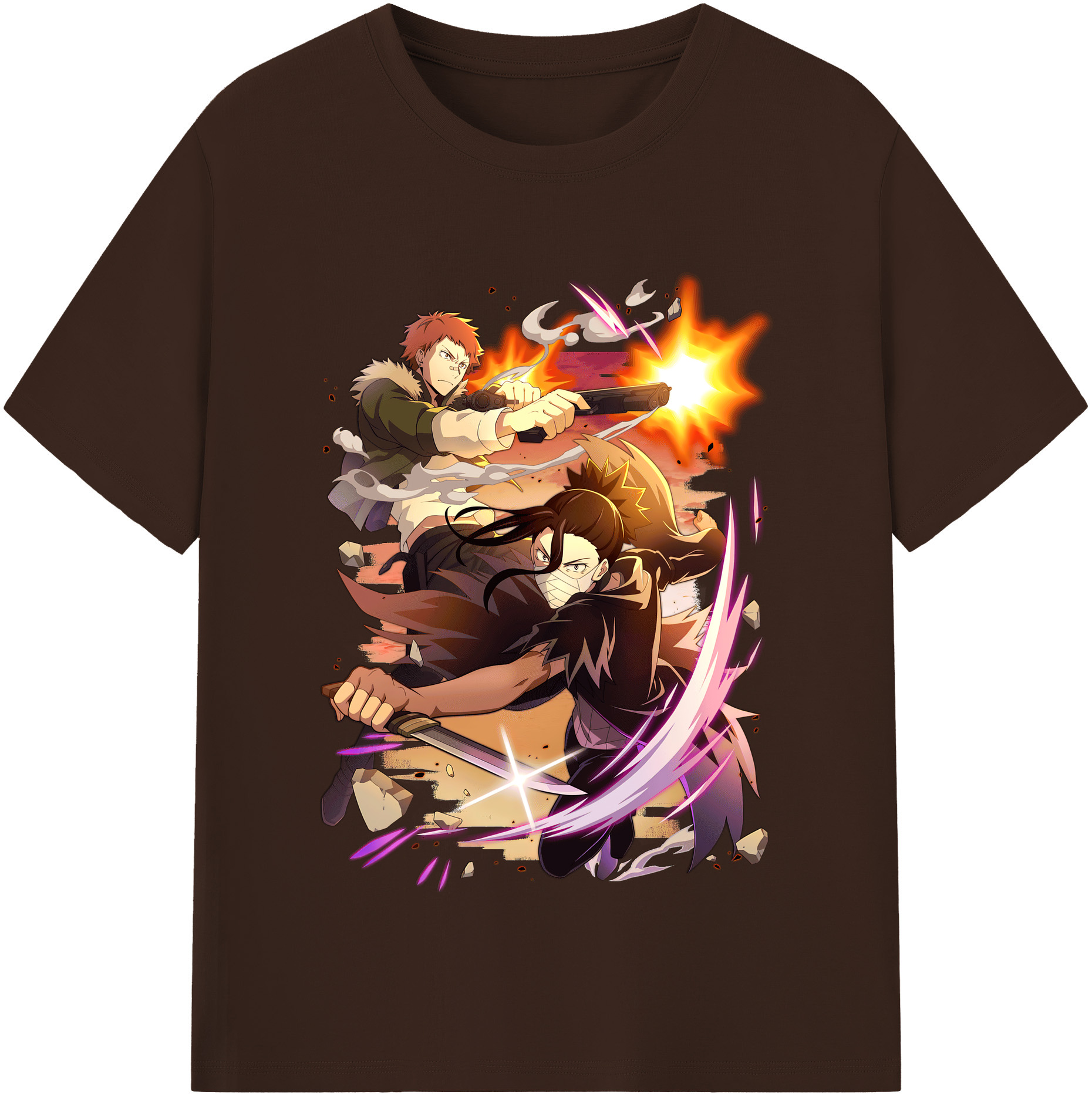 （画像用） 文豪ストレイドッグス Bungo Stray Dogs 綿100％半袖Tシャツ（フロントプリント）