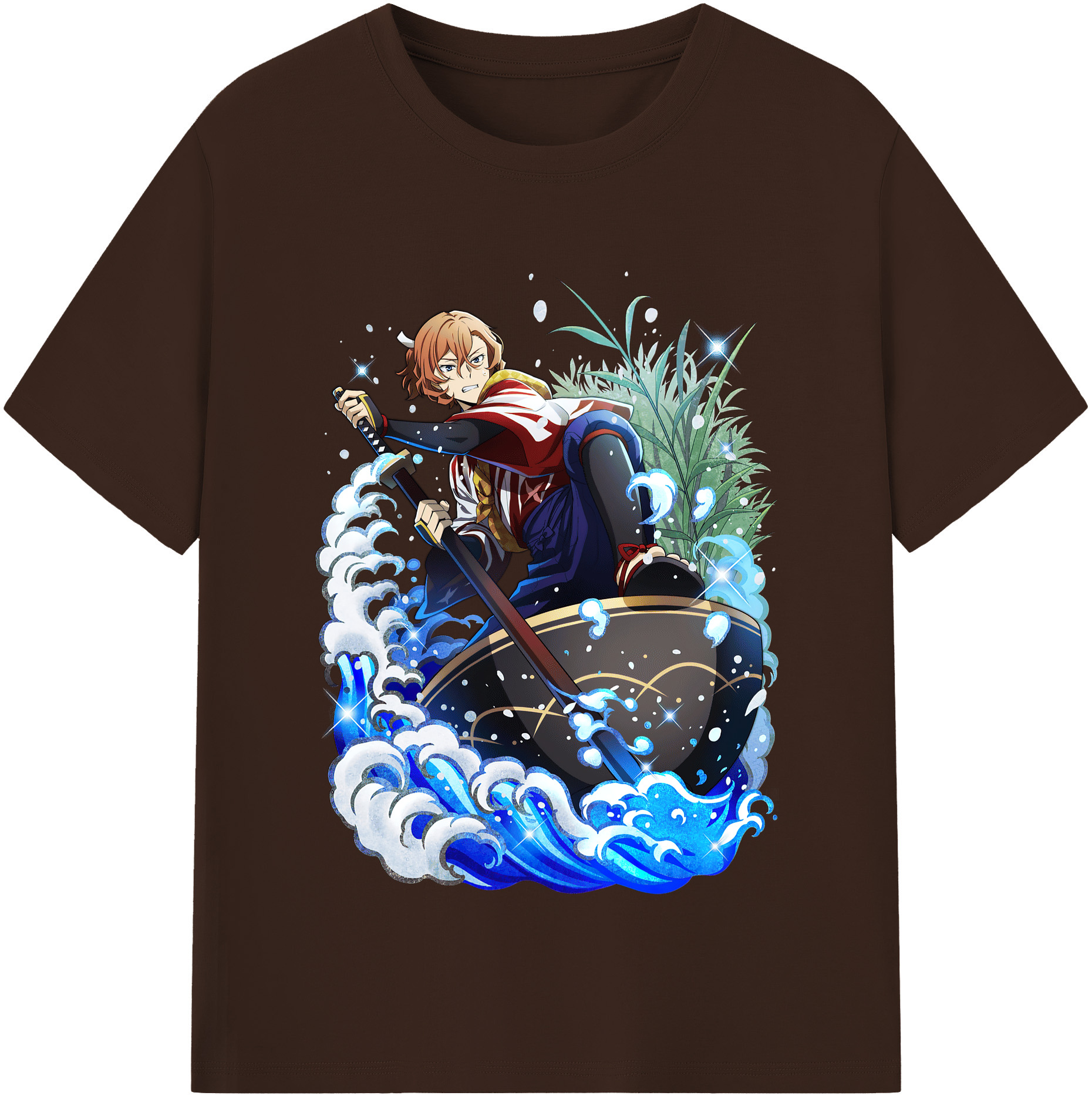 （画像用） 文豪ストレイドッグス Bungo Stray Dogs 綿100％半袖Tシャツ（フロントプリント）