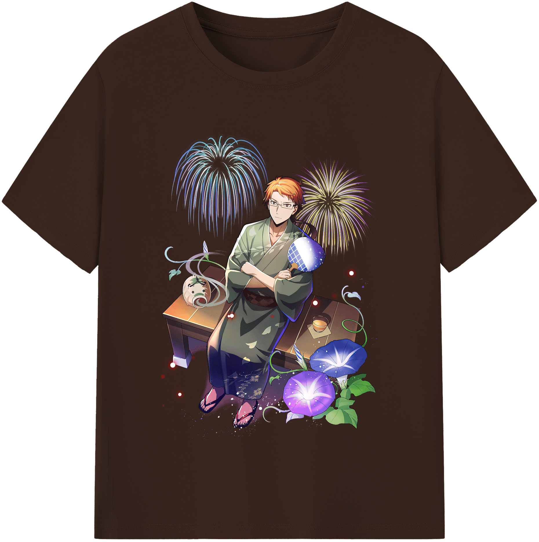 （画像用） 文豪ストレイドッグス Bungo Stray Dogs 綿100％半袖Tシャツ（フロントプリント）