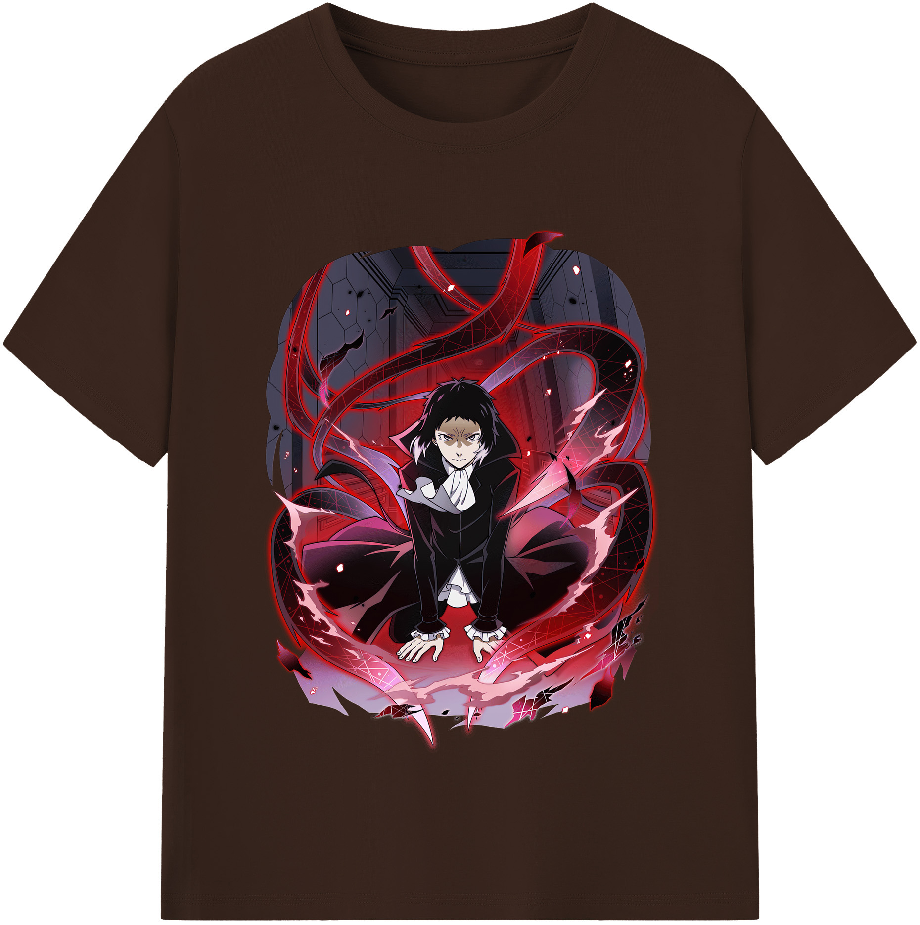 （画像用） 文豪ストレイドッグス Bungo Stray Dogs 綿100％半袖Tシャツ（フロントプリント）