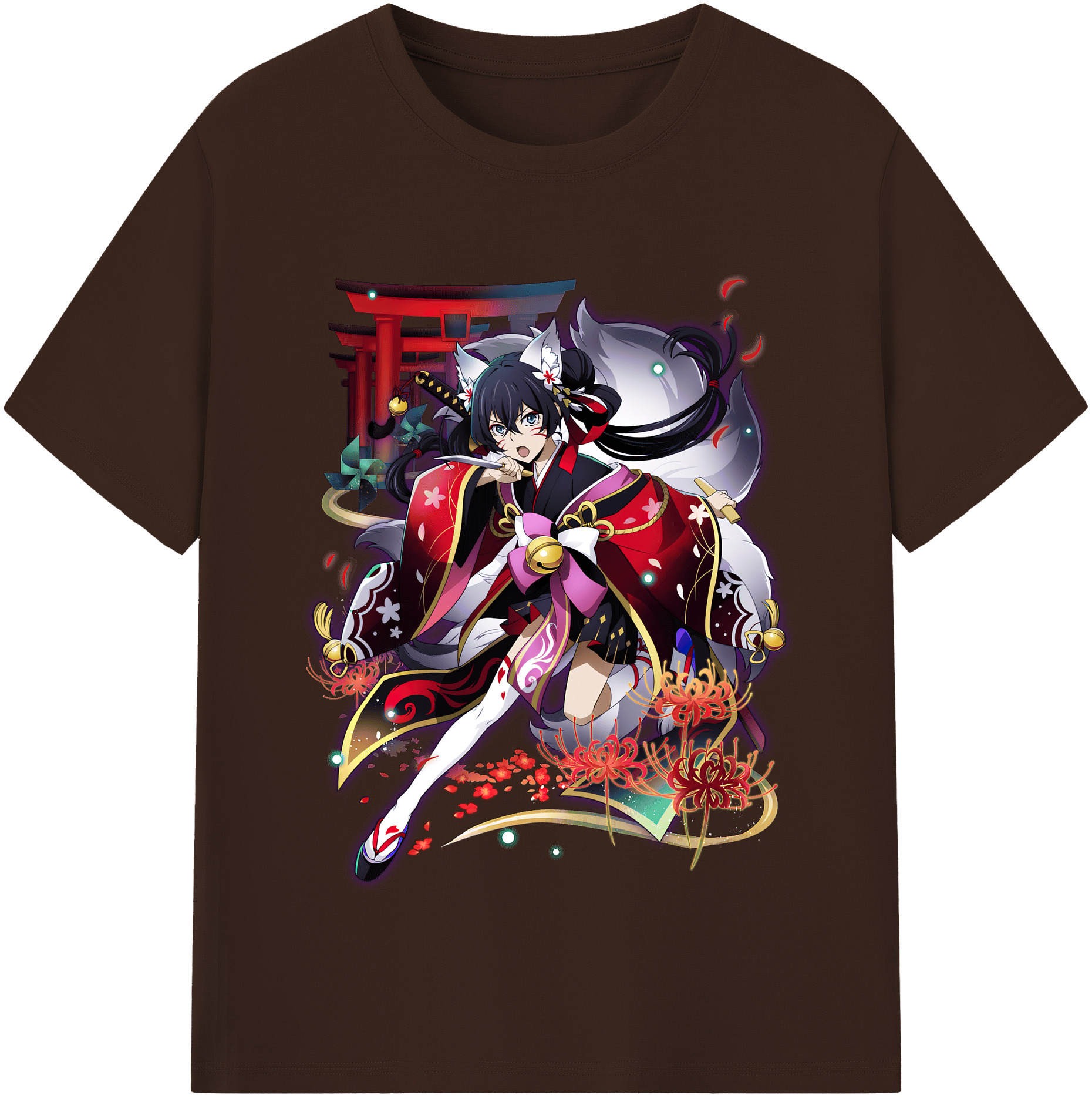 （画像用） 文豪ストレイドッグス Bungo Stray Dogs 綿100％半袖Tシャツ（フロントプリント）