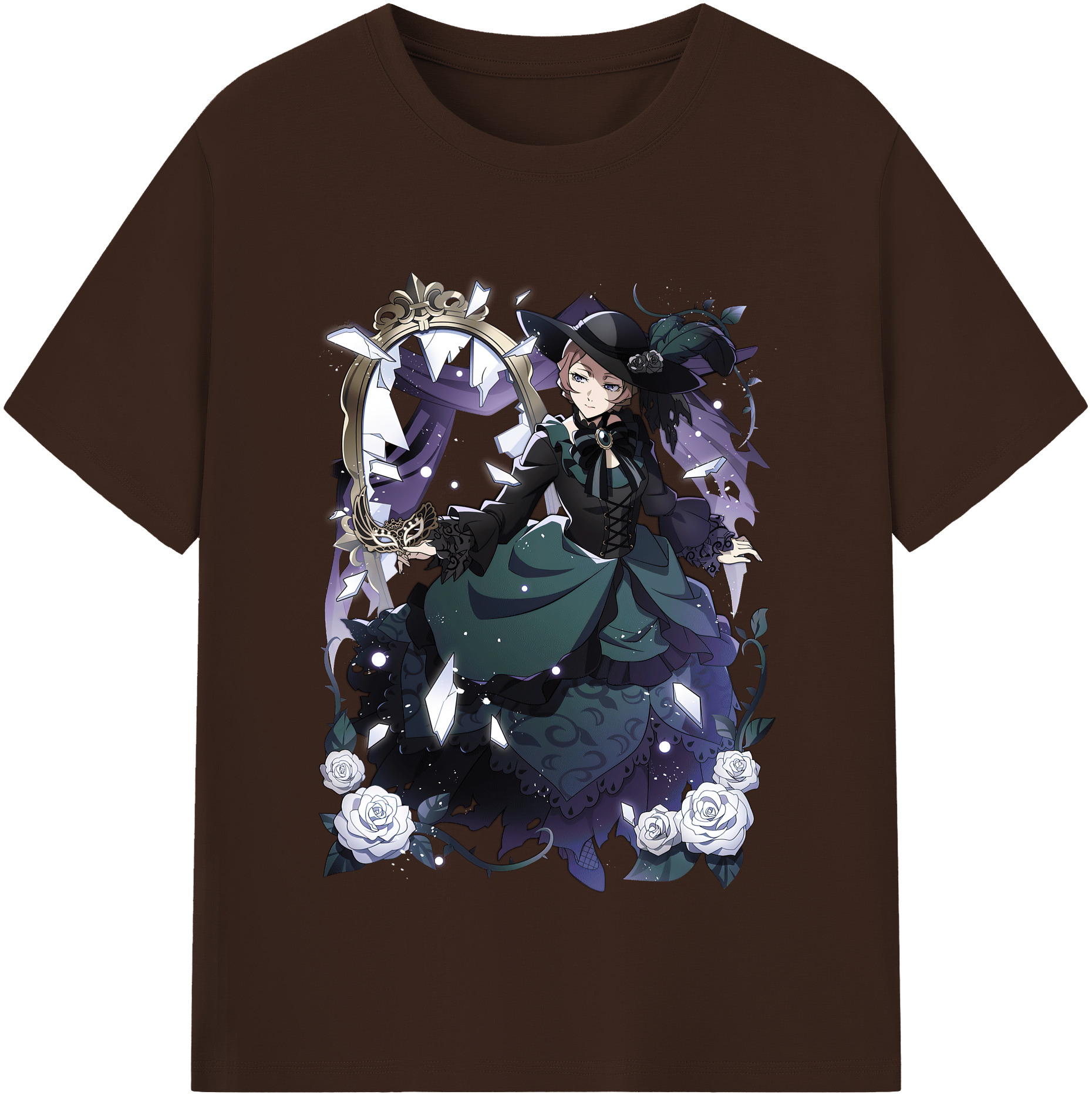 （画像用） 文豪ストレイドッグス Bungo Stray Dogs 綿100％半袖Tシャツ（フロントプリント）