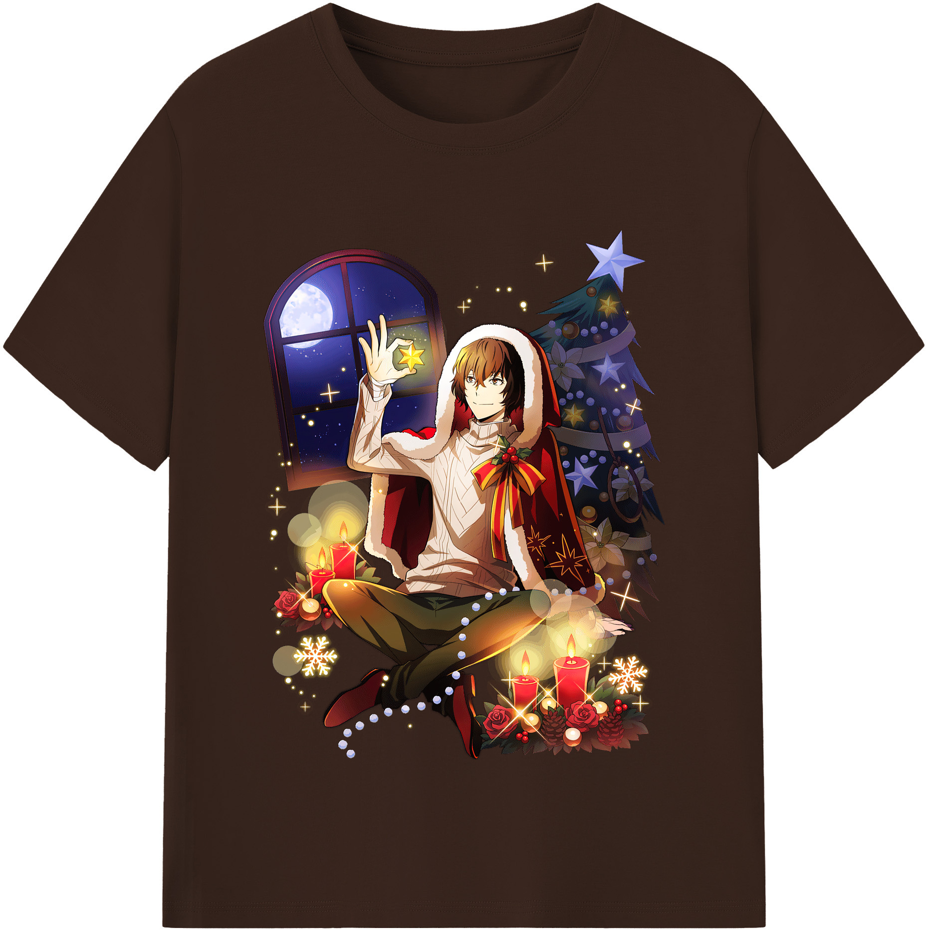 （画像用） 文豪ストレイドッグス Bungo Stray Dogs 綿100％半袖Tシャツ（フロントプリント）