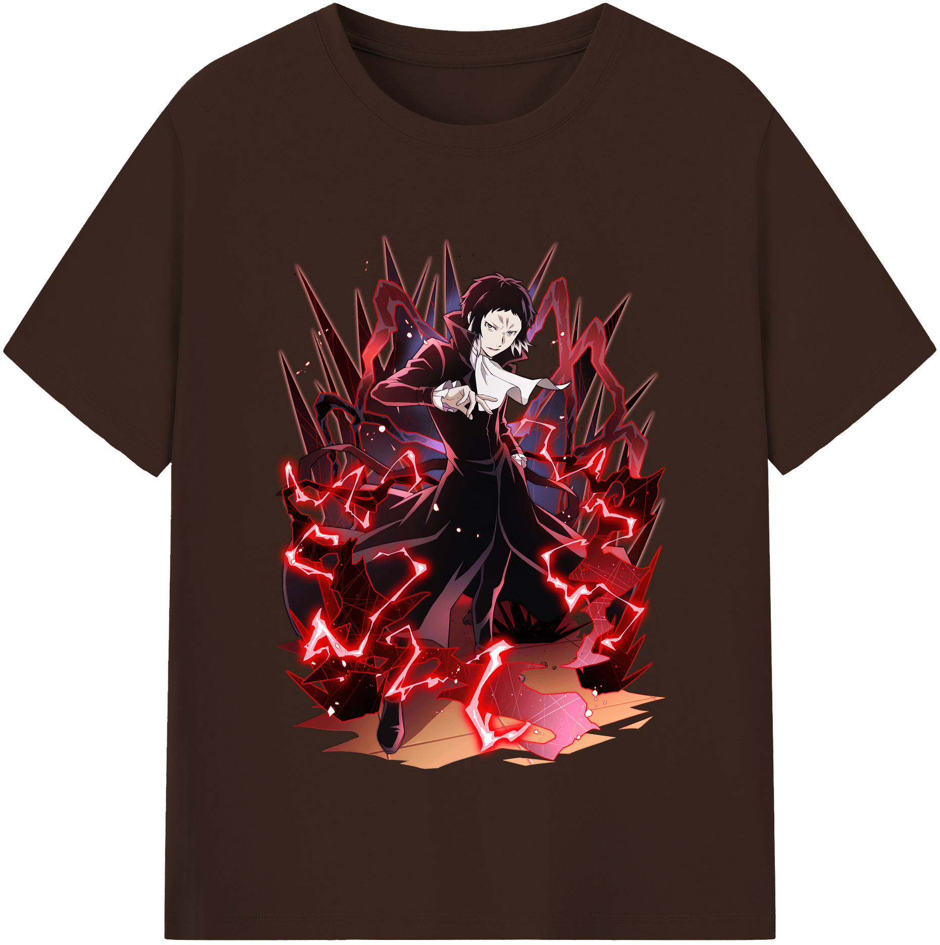 （画像用） 文豪ストレイドッグス Bungo Stray Dogs 綿100％半袖Tシャツ（フロントプリント）