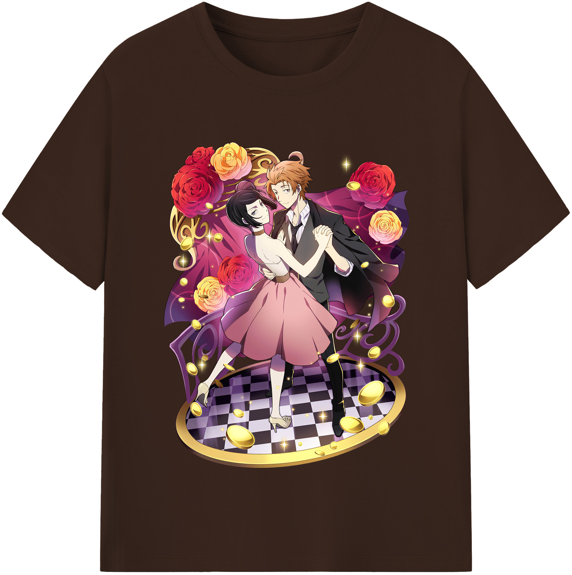 （画像用） 文豪ストレイドッグス Bungo Stray Dogs 綿100％半袖Tシャツ（フロントプリント）