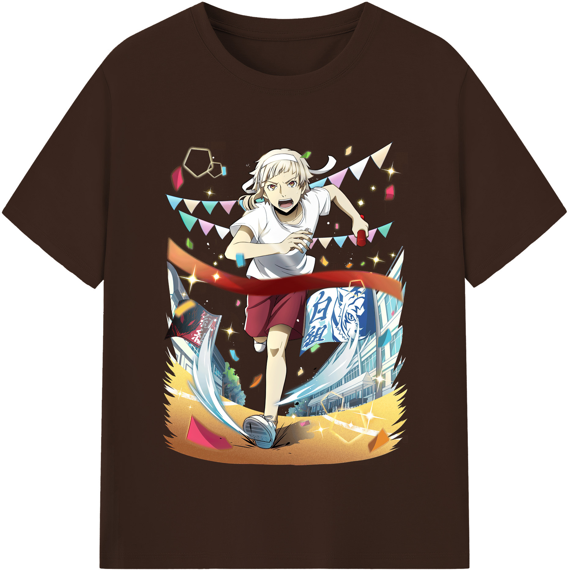 （画像用） 文豪ストレイドッグス Bungo Stray Dogs 綿100％半袖Tシャツ（フロントプリント）