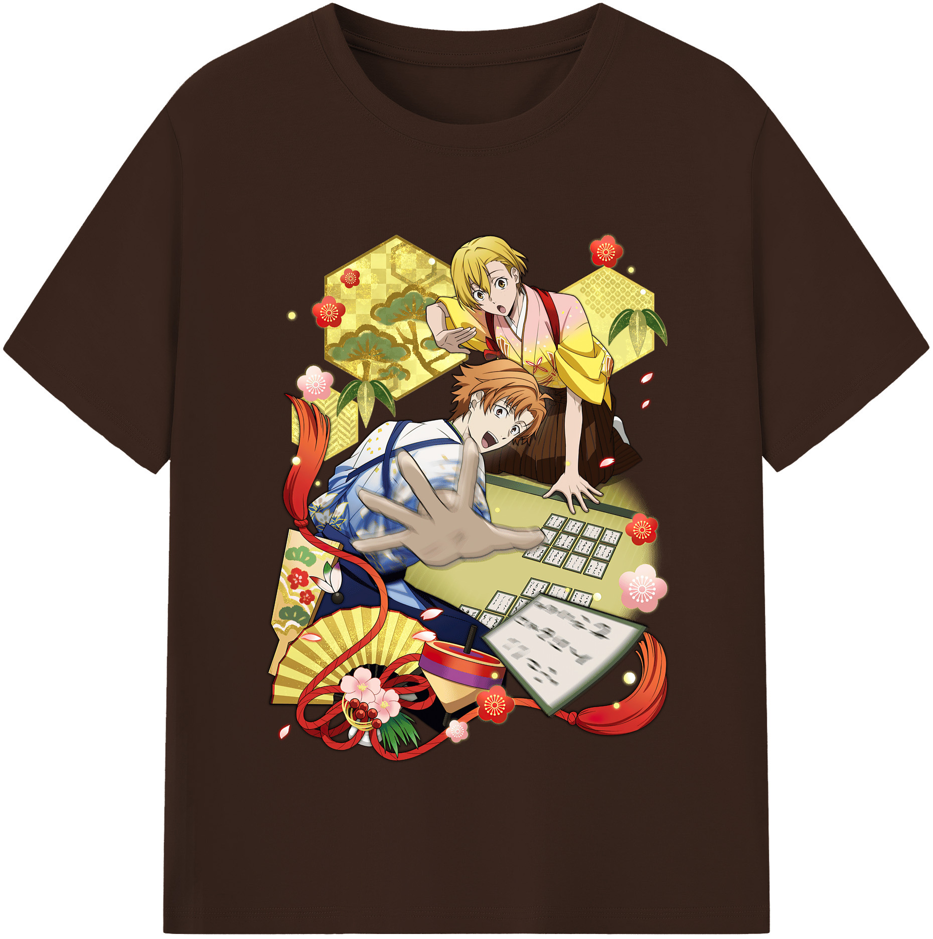 （画像用） 文豪ストレイドッグス Bungo Stray Dogs 綿100％半袖Tシャツ（フロントプリント）