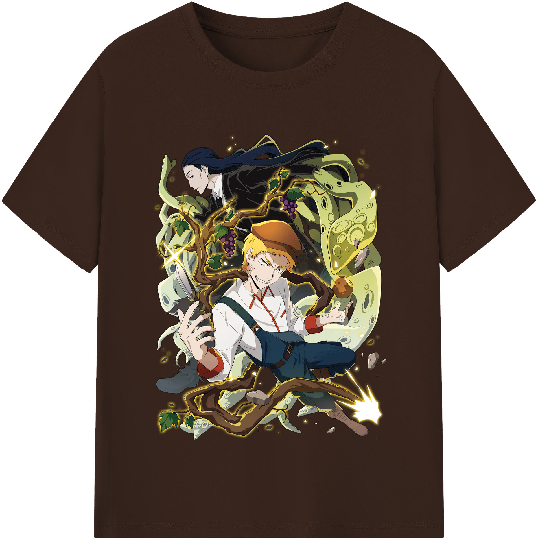 （画像用） 文豪ストレイドッグス Bungo Stray Dogs 綿100％半袖Tシャツ（フロントプリント）
