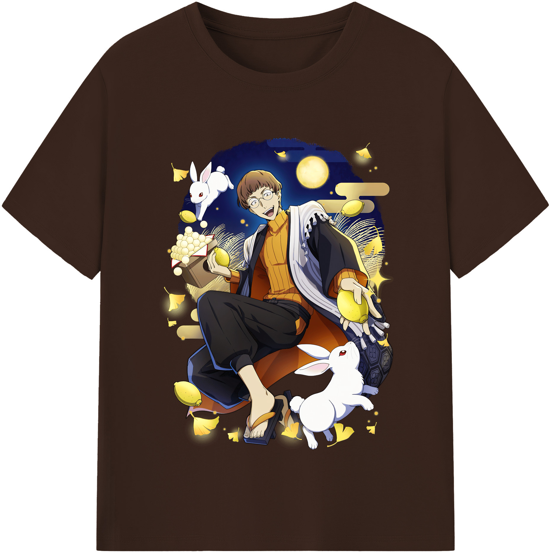 （画像用） 文豪ストレイドッグス Bungo Stray Dogs 綿100％半袖Tシャツ（フロントプリント）
