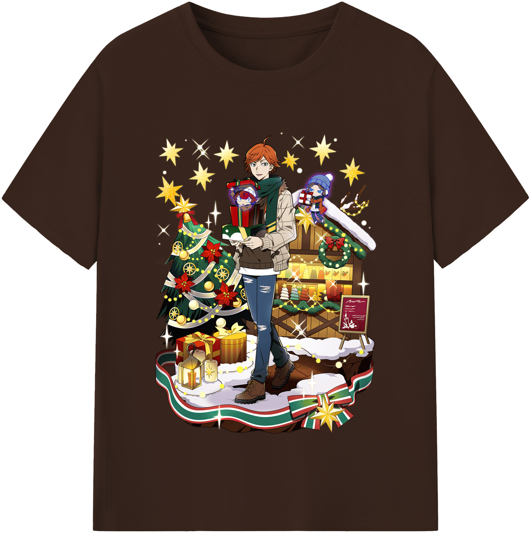（画像用） 文豪ストレイドッグス Bungo Stray Dogs 綿100％半袖Tシャツ（フロントプリント）