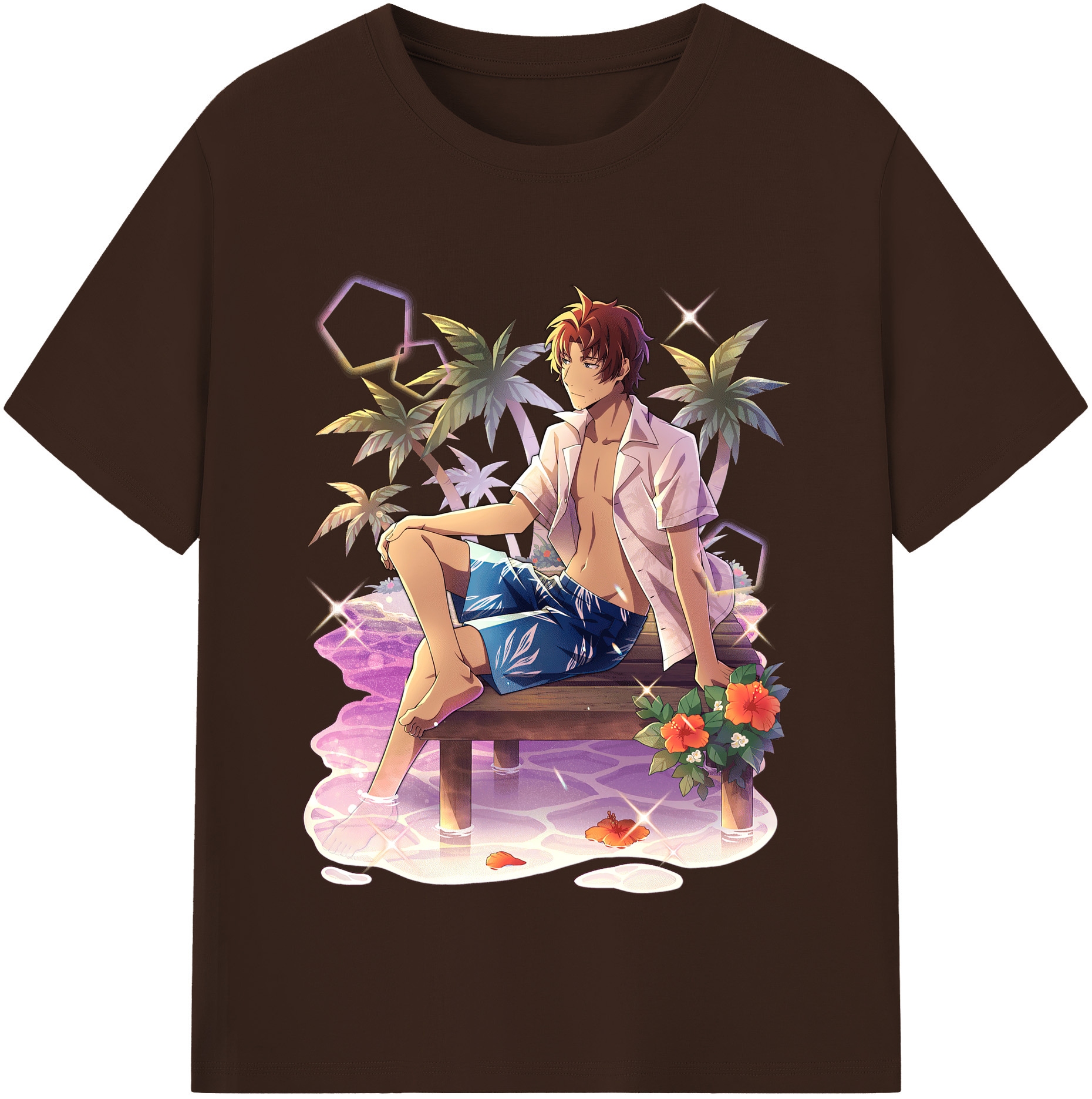 （画像用） 文豪ストレイドッグス Bungo Stray Dogs 綿100％半袖Tシャツ（フロントプリント）