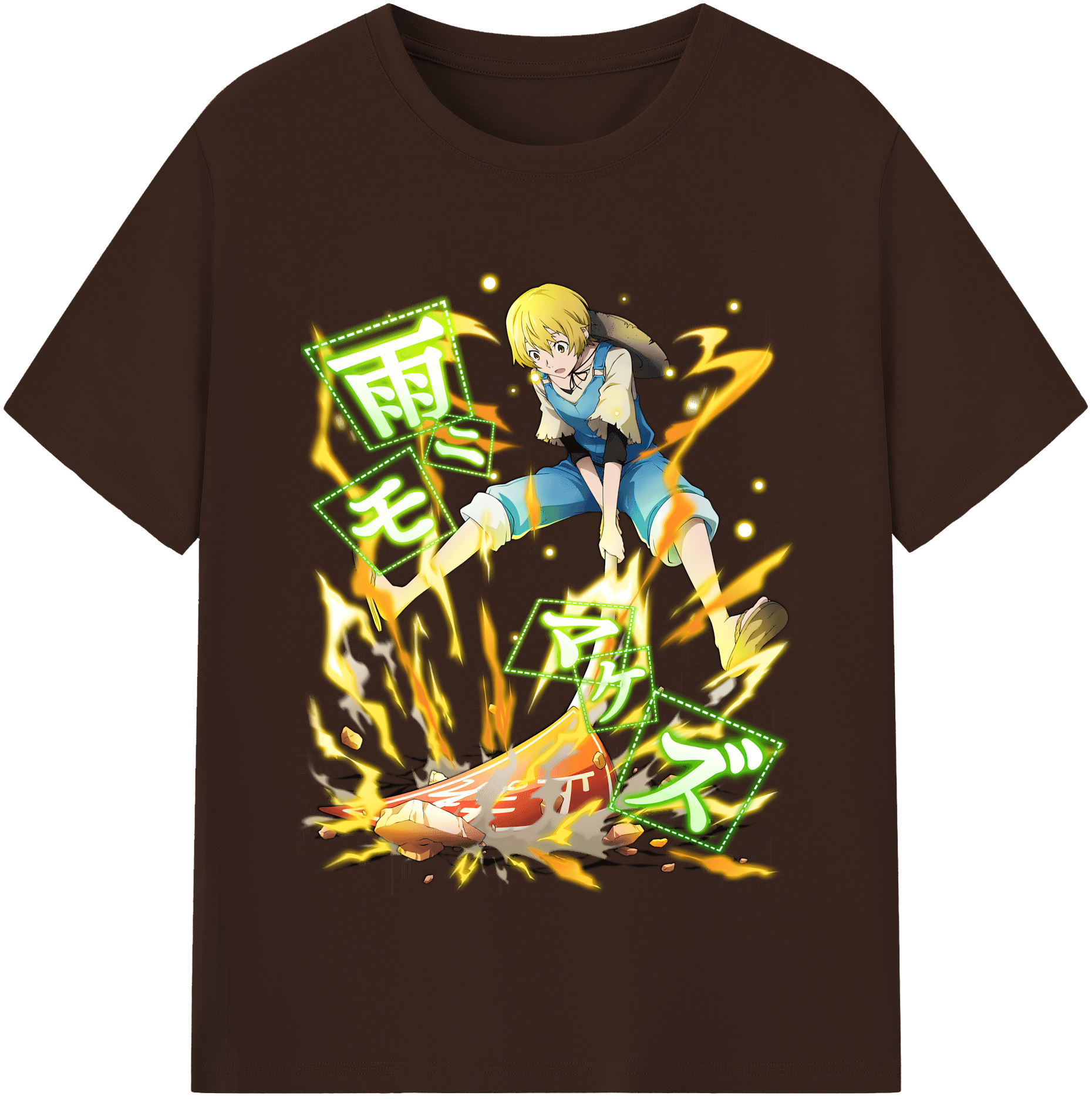 （画像用） 文豪ストレイドッグス Bungo Stray Dogs 綿100％半袖Tシャツ（フロントプリント）