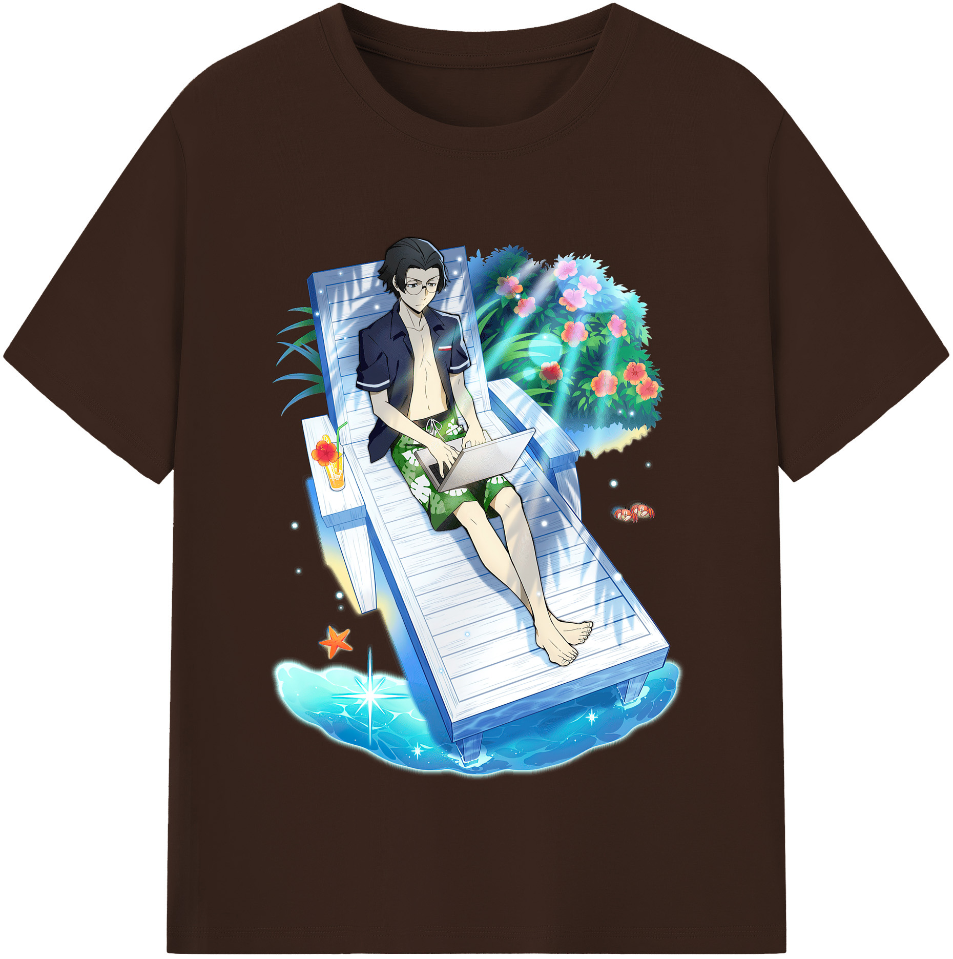 （画像用） 文豪ストレイドッグス Bungo Stray Dogs 綿100％半袖Tシャツ（フロントプリント）