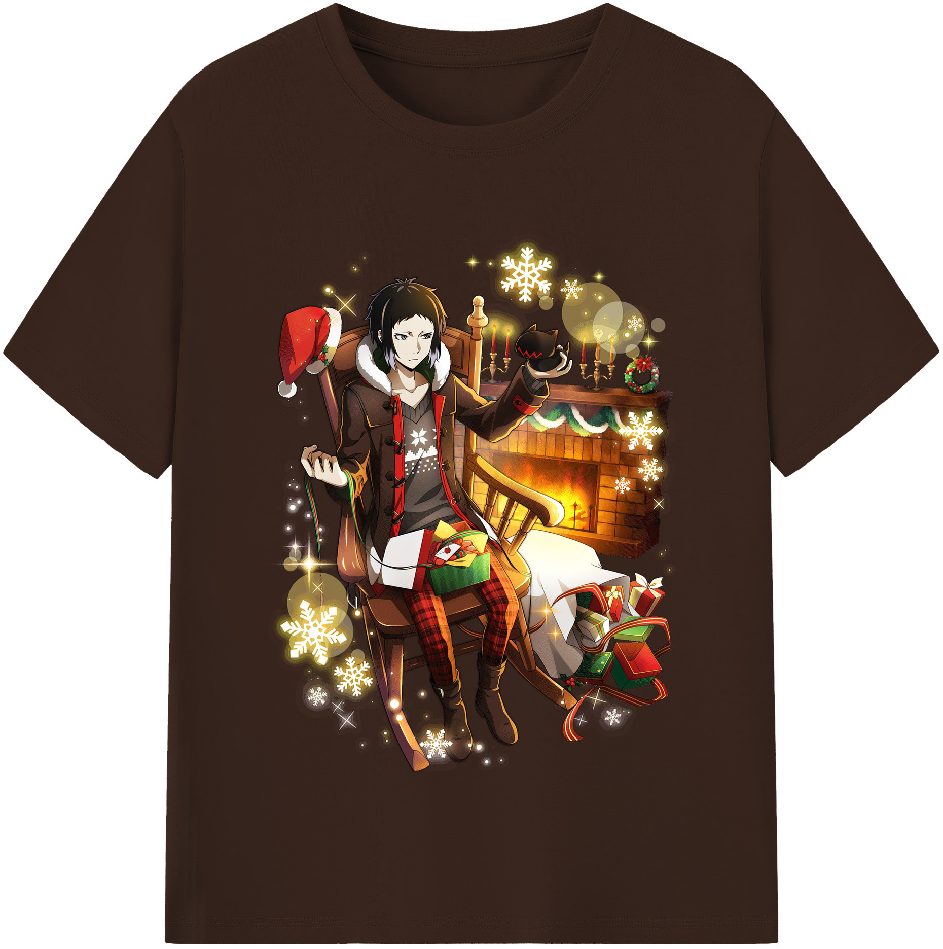 （画像用） 文豪ストレイドッグス Bungo Stray Dogs 綿100％半袖Tシャツ（フロントプリント）