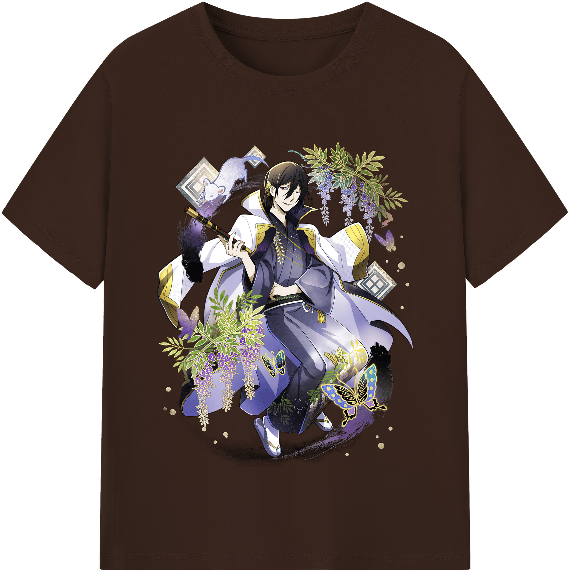 （画像用） 文豪ストレイドッグス Bungo Stray Dogs 綿100％半袖Tシャツ（フロントプリント）