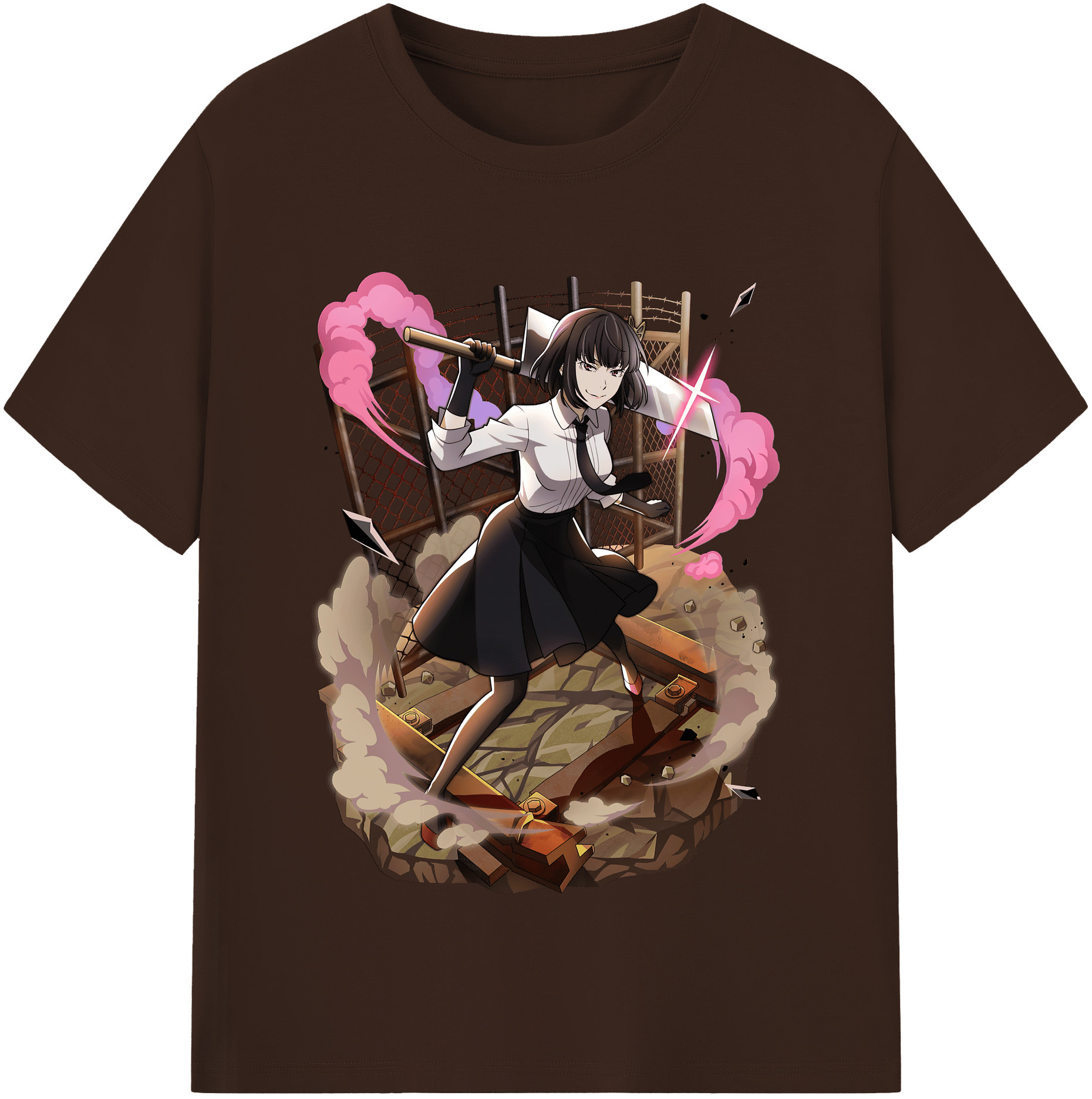 （画像用） 文豪ストレイドッグス Bungo Stray Dogs 綿100％半袖Tシャツ（フロントプリント）