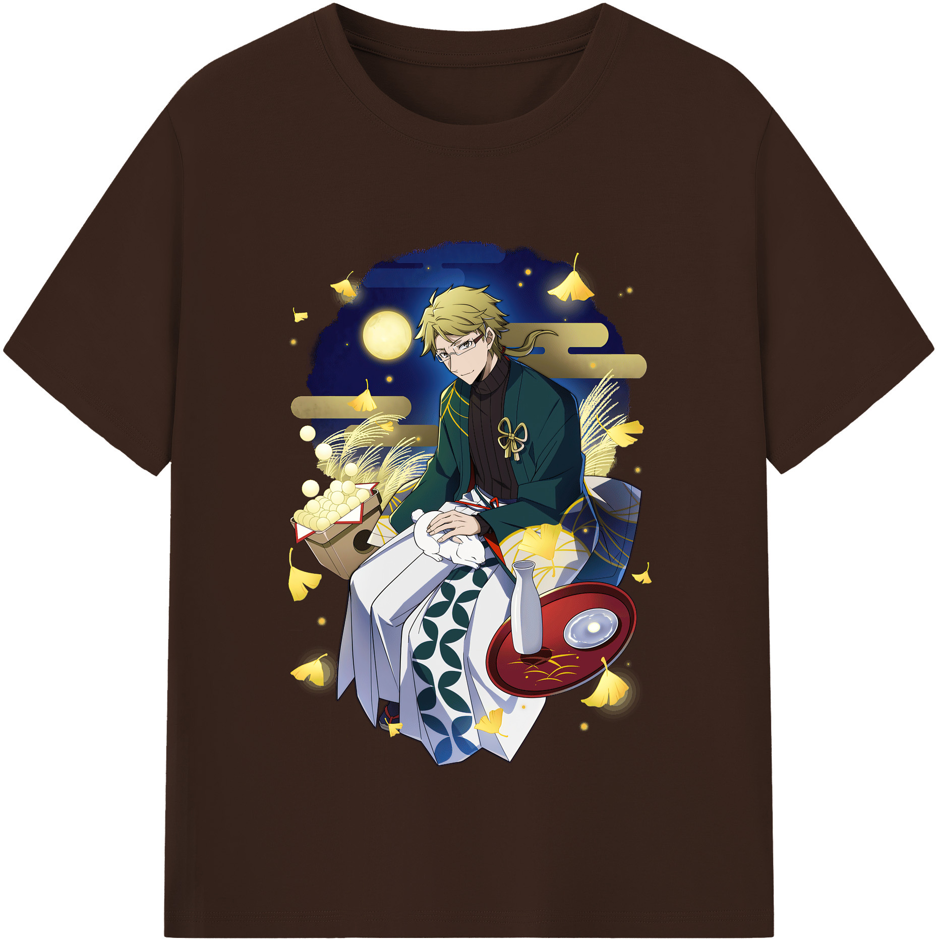 （画像用） 文豪ストレイドッグス Bungo Stray Dogs 綿100％半袖Tシャツ（フロントプリント）