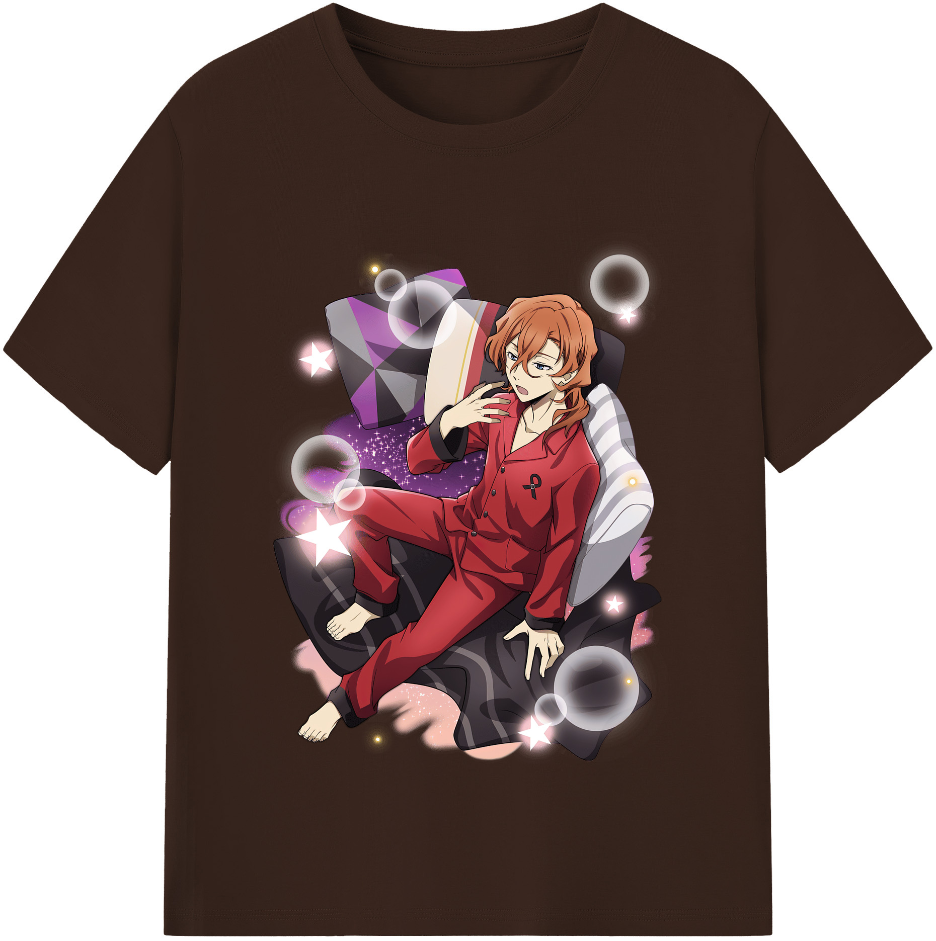 （画像用） 文豪ストレイドッグス Bungo Stray Dogs 綿100％半袖Tシャツ（フロントプリント）