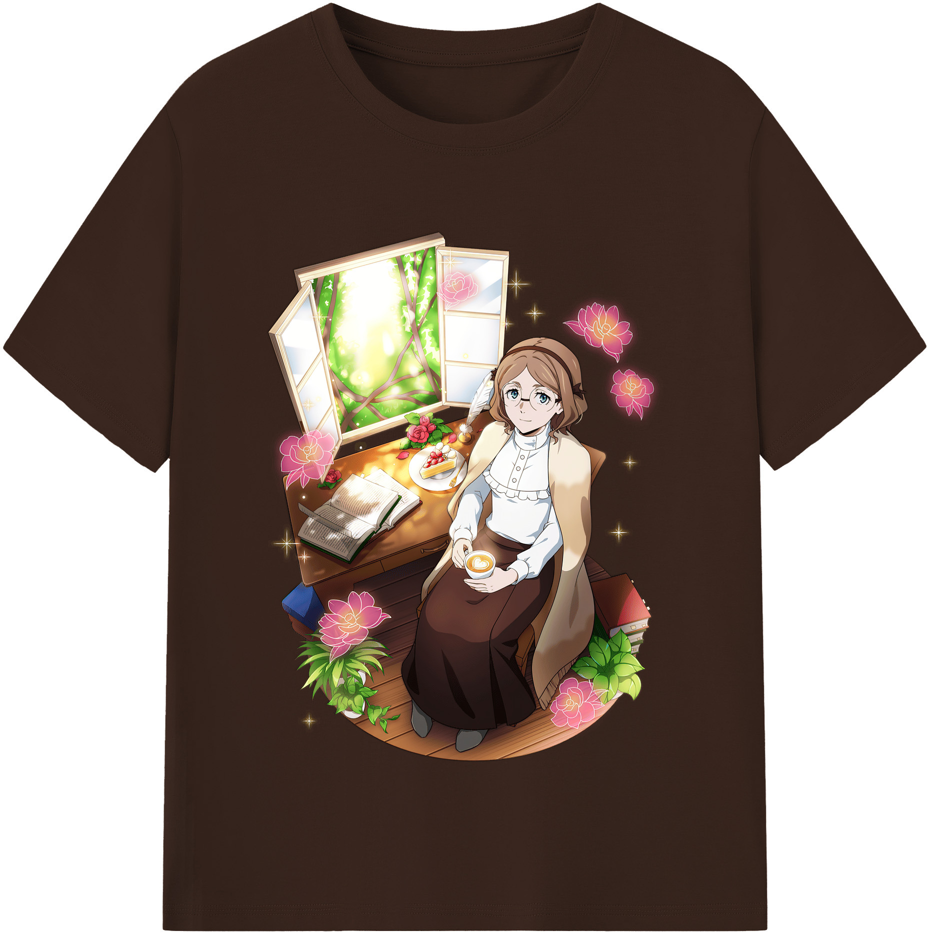 （画像用） 文豪ストレイドッグス Bungo Stray Dogs 綿100％半袖Tシャツ（フロントプリント）