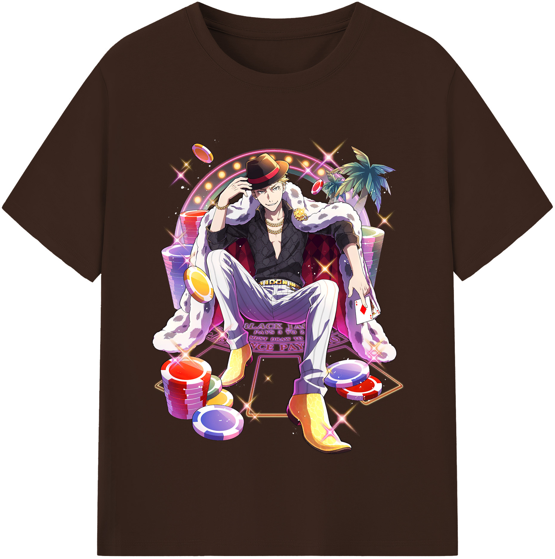 （画像用） 文豪ストレイドッグス Bungo Stray Dogs 綿100％半袖Tシャツ（フロントプリント）