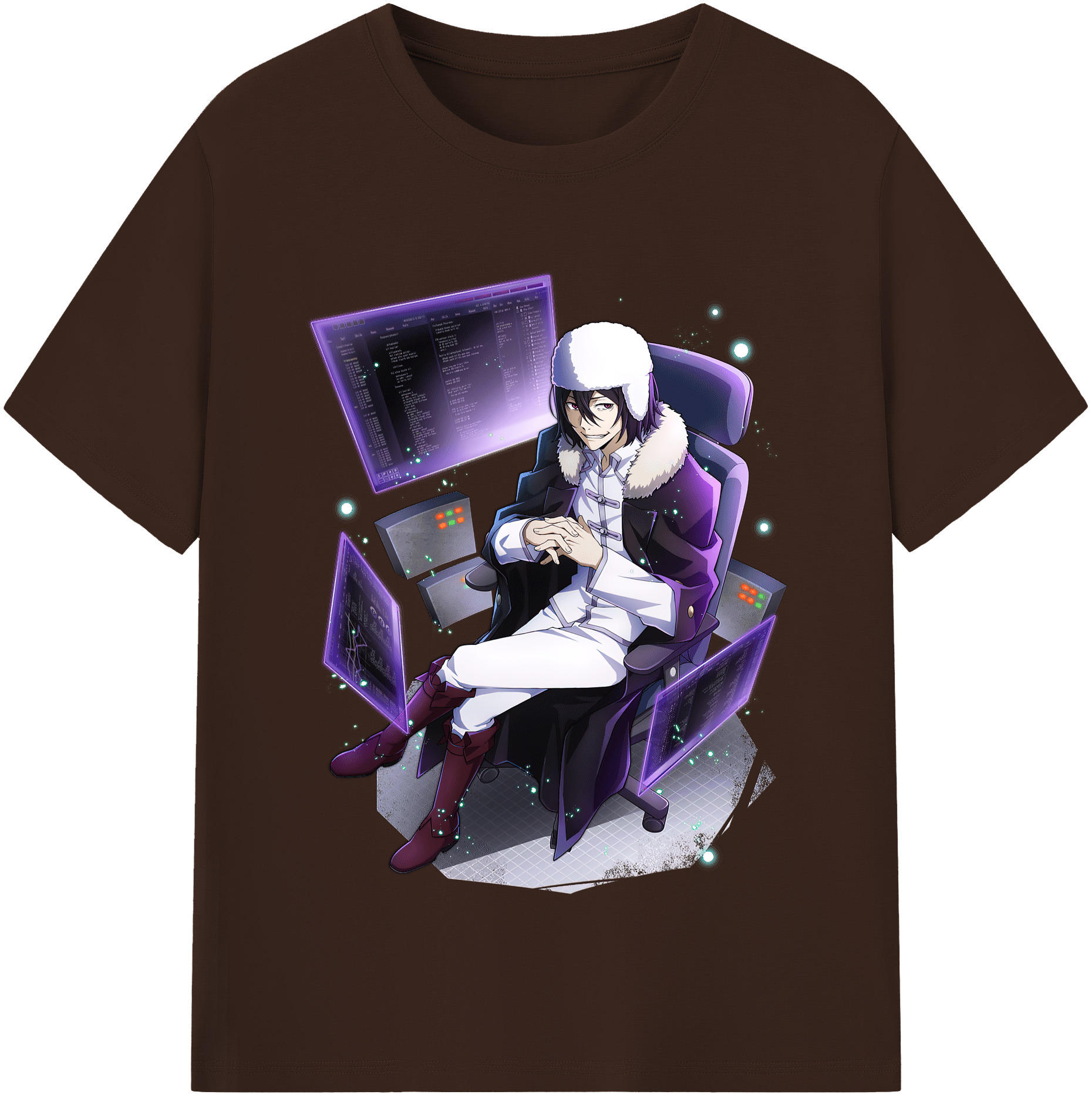 （画像用） 文豪ストレイドッグス Bungo Stray Dogs 綿100％半袖Tシャツ（フロントプリント）