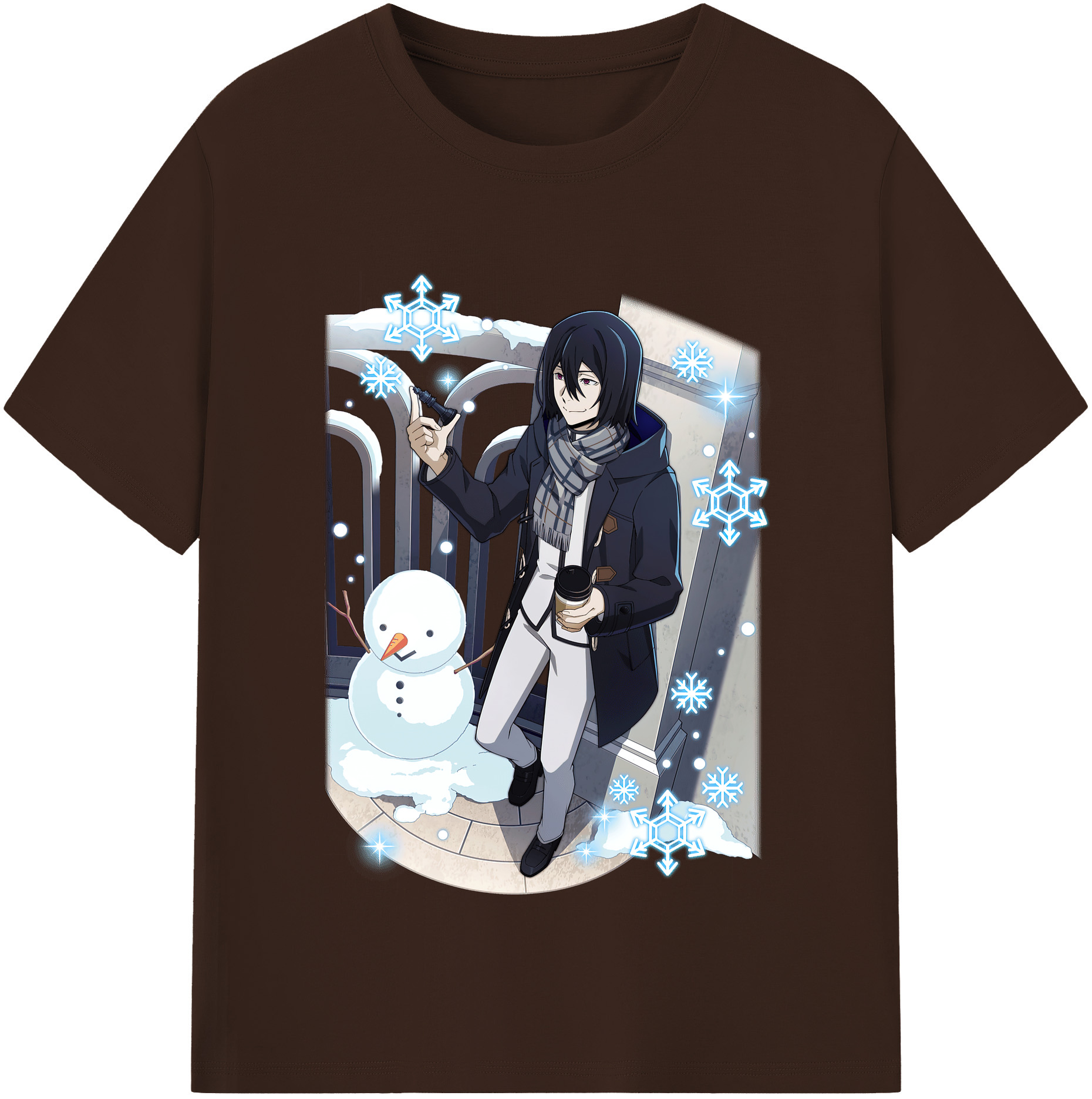 （画像用） 文豪ストレイドッグス Bungo Stray Dogs 綿100％半袖Tシャツ（フロントプリント）