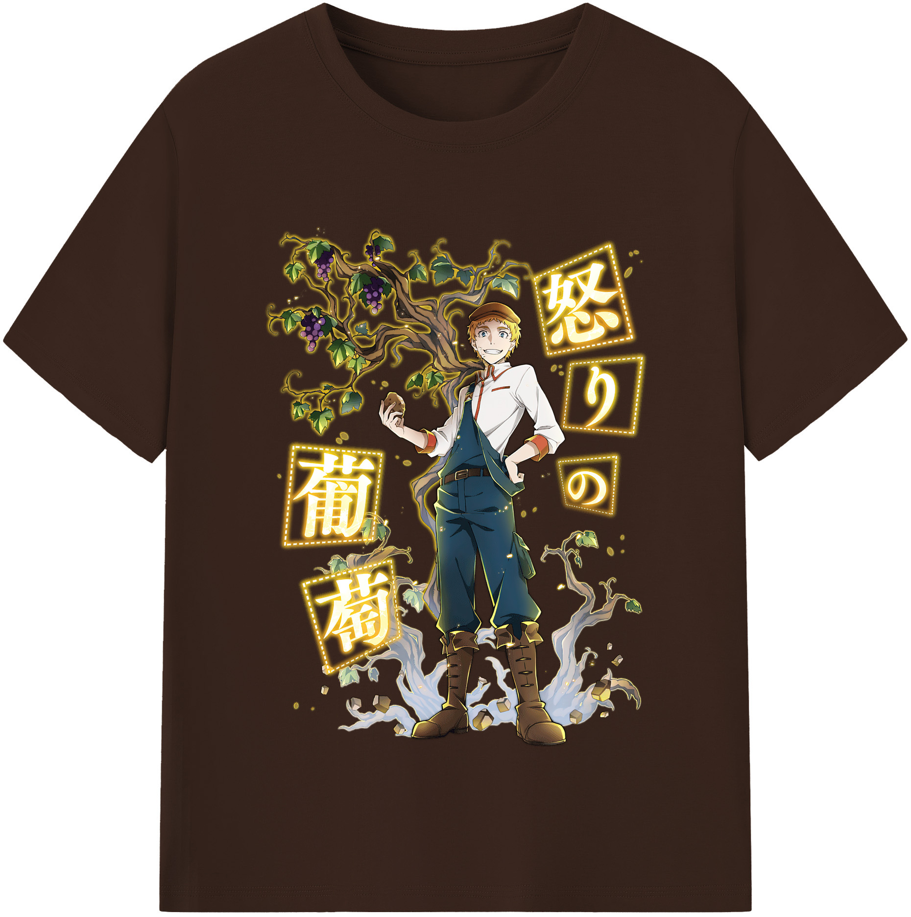（画像用） 文豪ストレイドッグス Bungo Stray Dogs 綿100％半袖Tシャツ（フロントプリント）