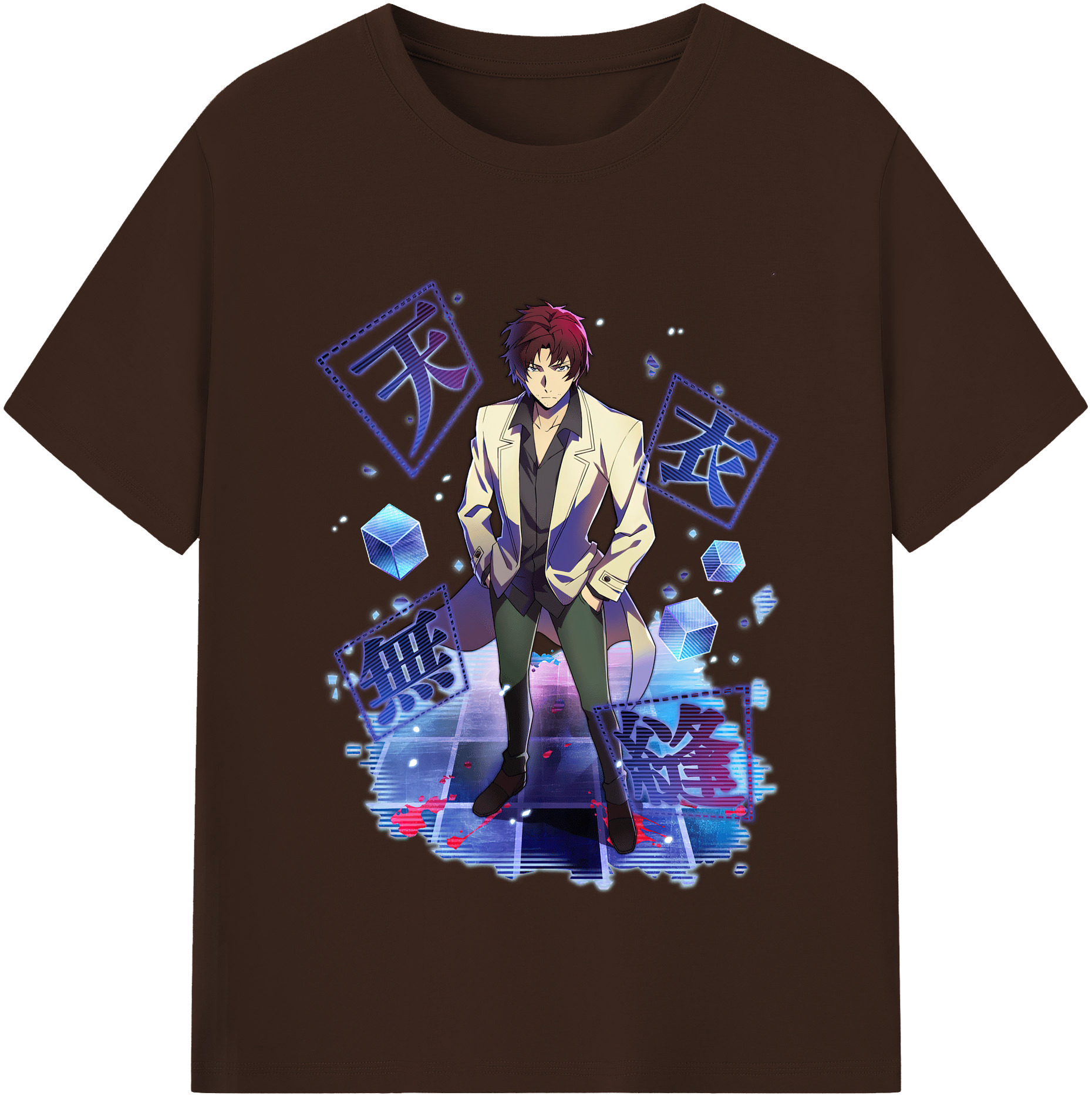 （画像用） 文豪ストレイドッグス Bungo Stray Dogs 綿100％半袖Tシャツ（フロントプリント）