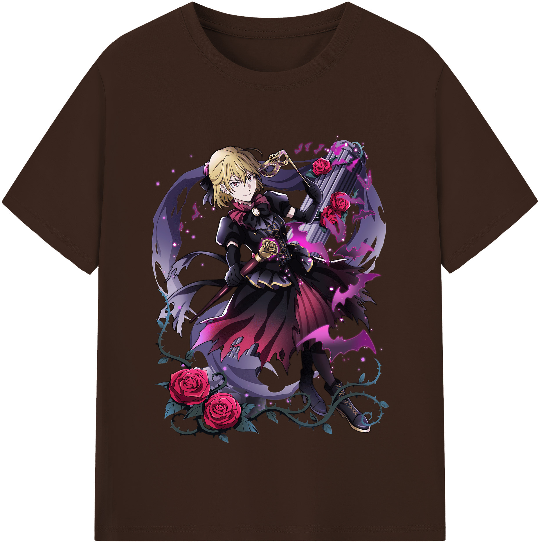 （画像用） 文豪ストレイドッグス Bungo Stray Dogs 綿100％半袖Tシャツ（フロントプリント）