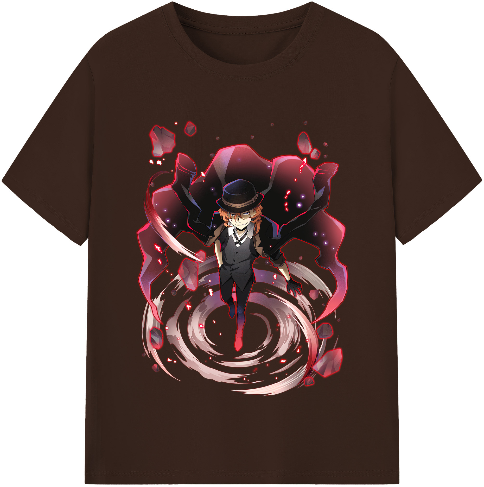 （画像用） 文豪ストレイドッグス Bungo Stray Dogs 綿100％半袖Tシャツ（フロントプリント）