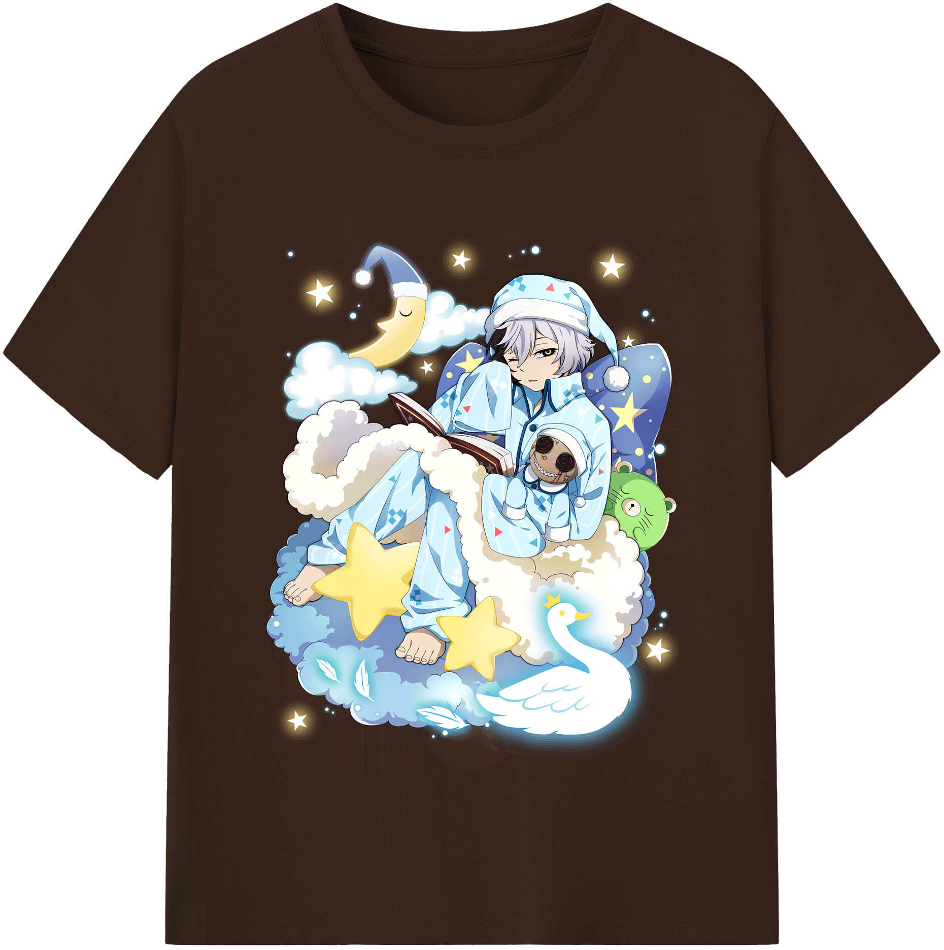 （画像用） 文豪ストレイドッグス Bungo Stray Dogs 綿100％半袖Tシャツ（フロントプリント）
