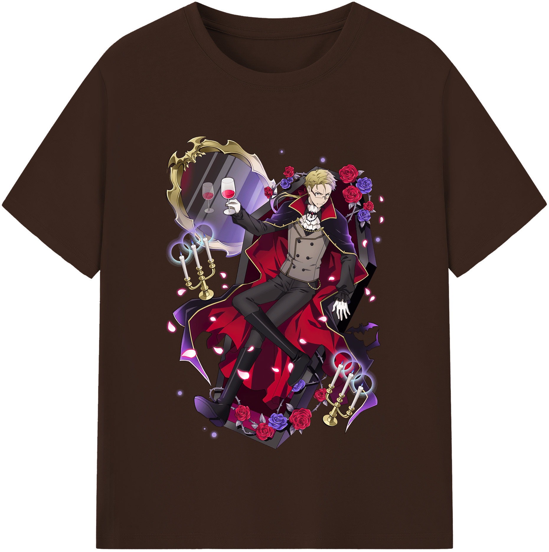 （画像用） 文豪ストレイドッグス Bungo Stray Dogs 綿100％半袖Tシャツ（フロントプリント）